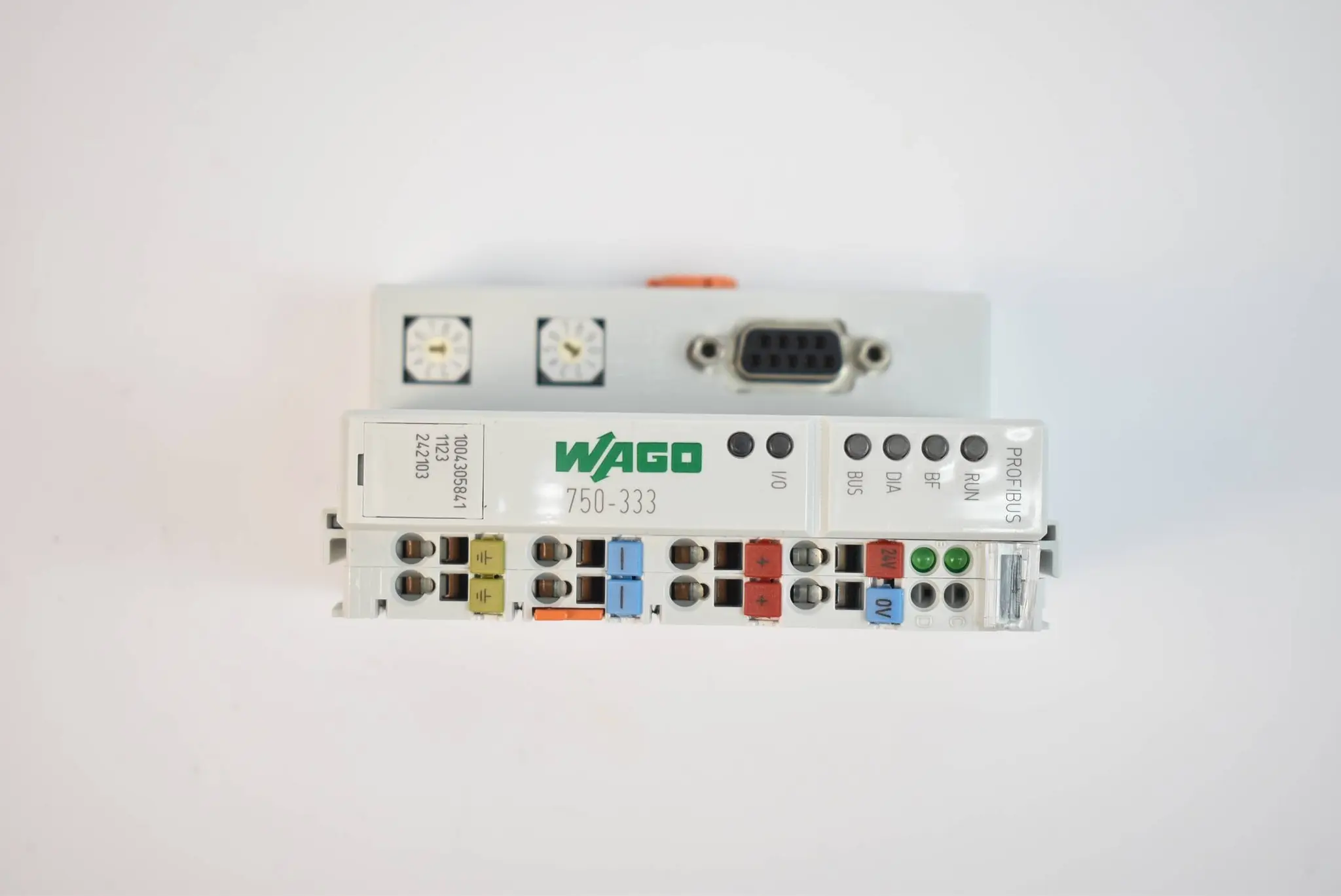 Produktfoto 1 von Wago Feldbuskoppler Profibus DP 750-333 ( 2.Generation, 12MBd )