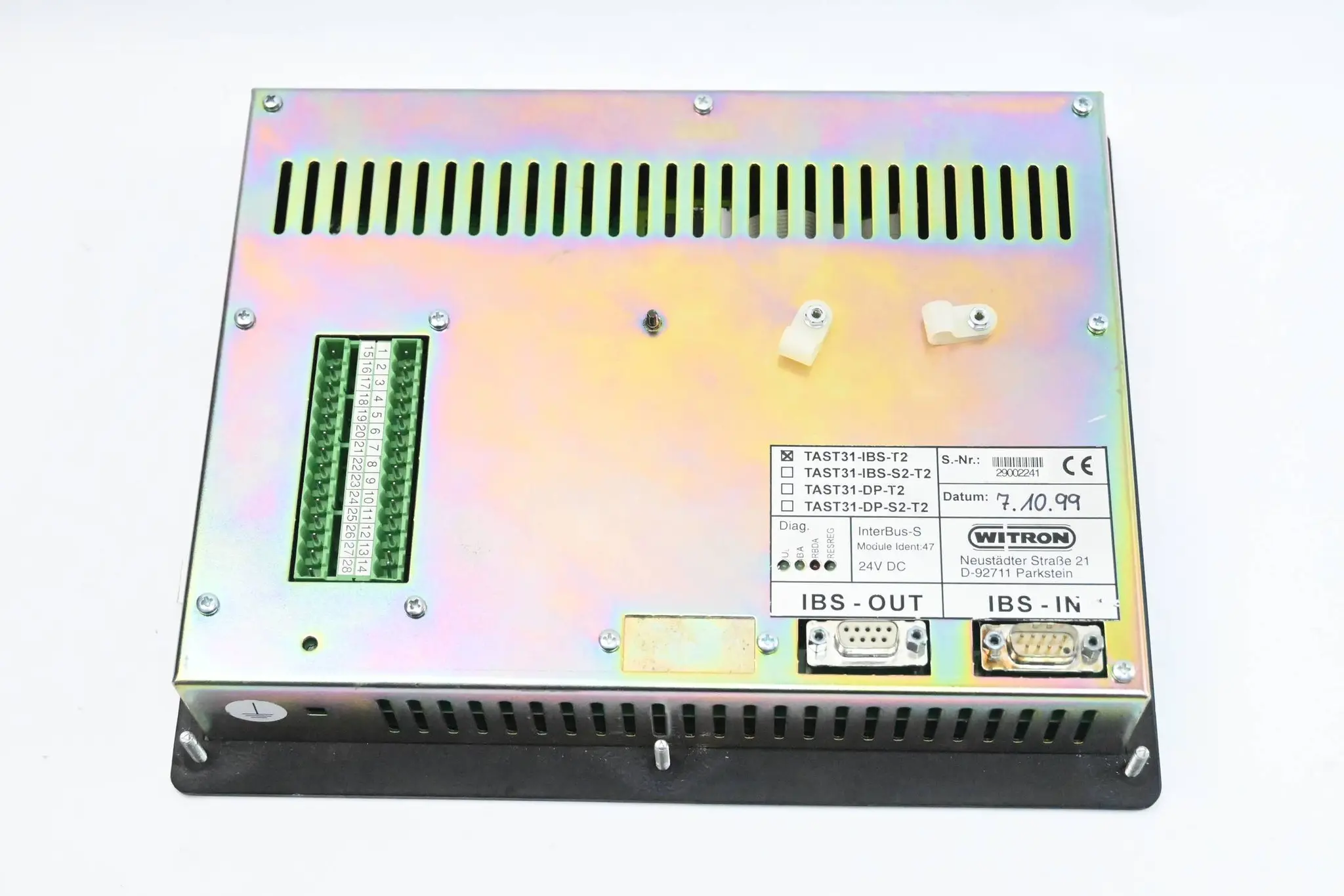 Produktfoto 1 von Witron Panel Display TAST31-IBS-T2