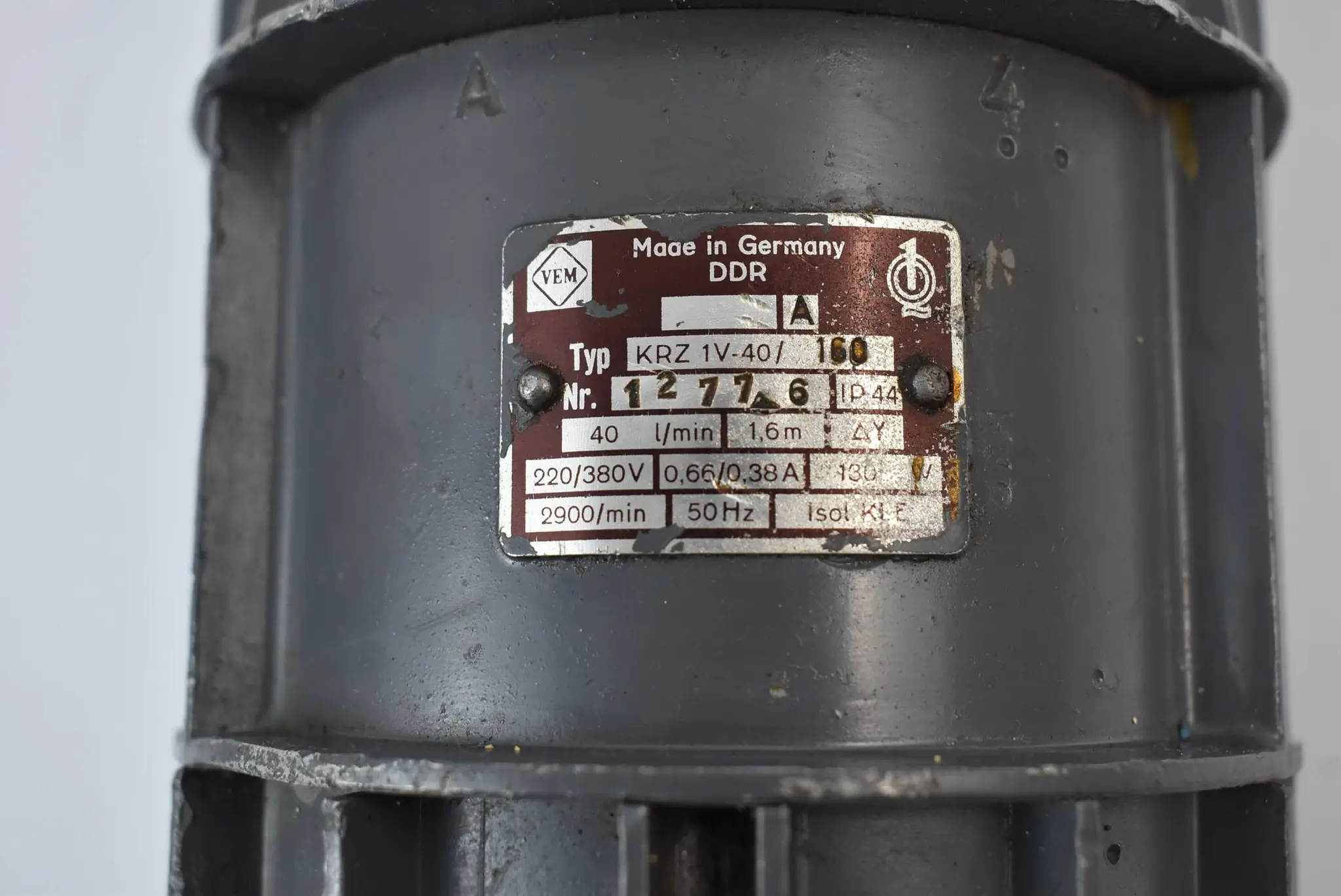 Produktfoto 1 von VEM Pumpe KRZ1V-40 ( KRZ 1V-40 )