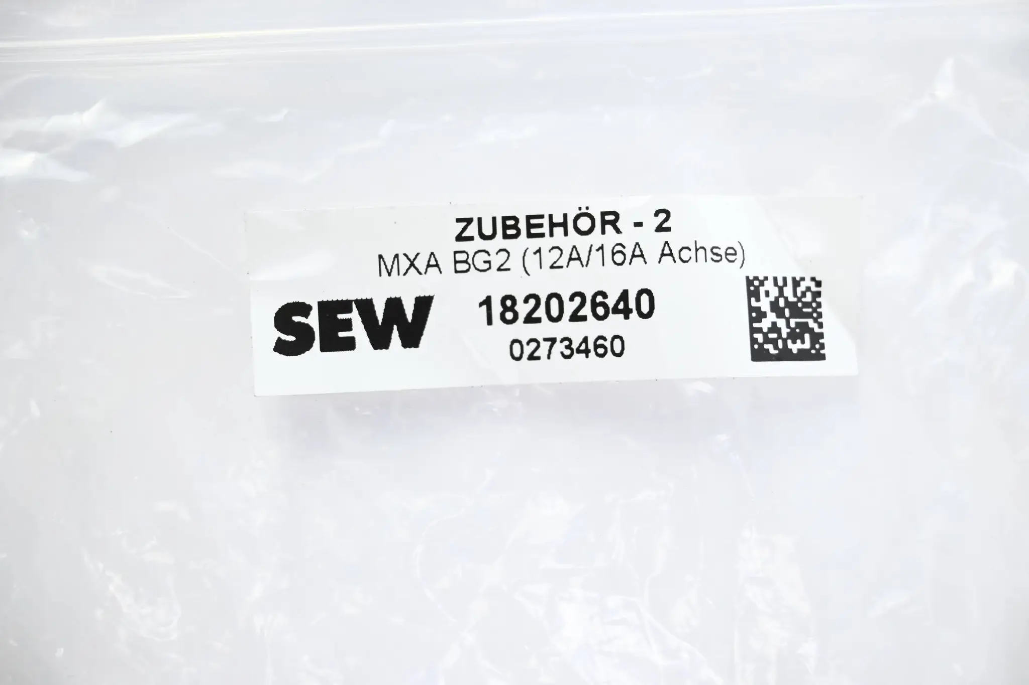 Produktfoto 1 von SEW Eurodrive Zubehör MXA BG2 ( 12A/16A Achse ) 18202640