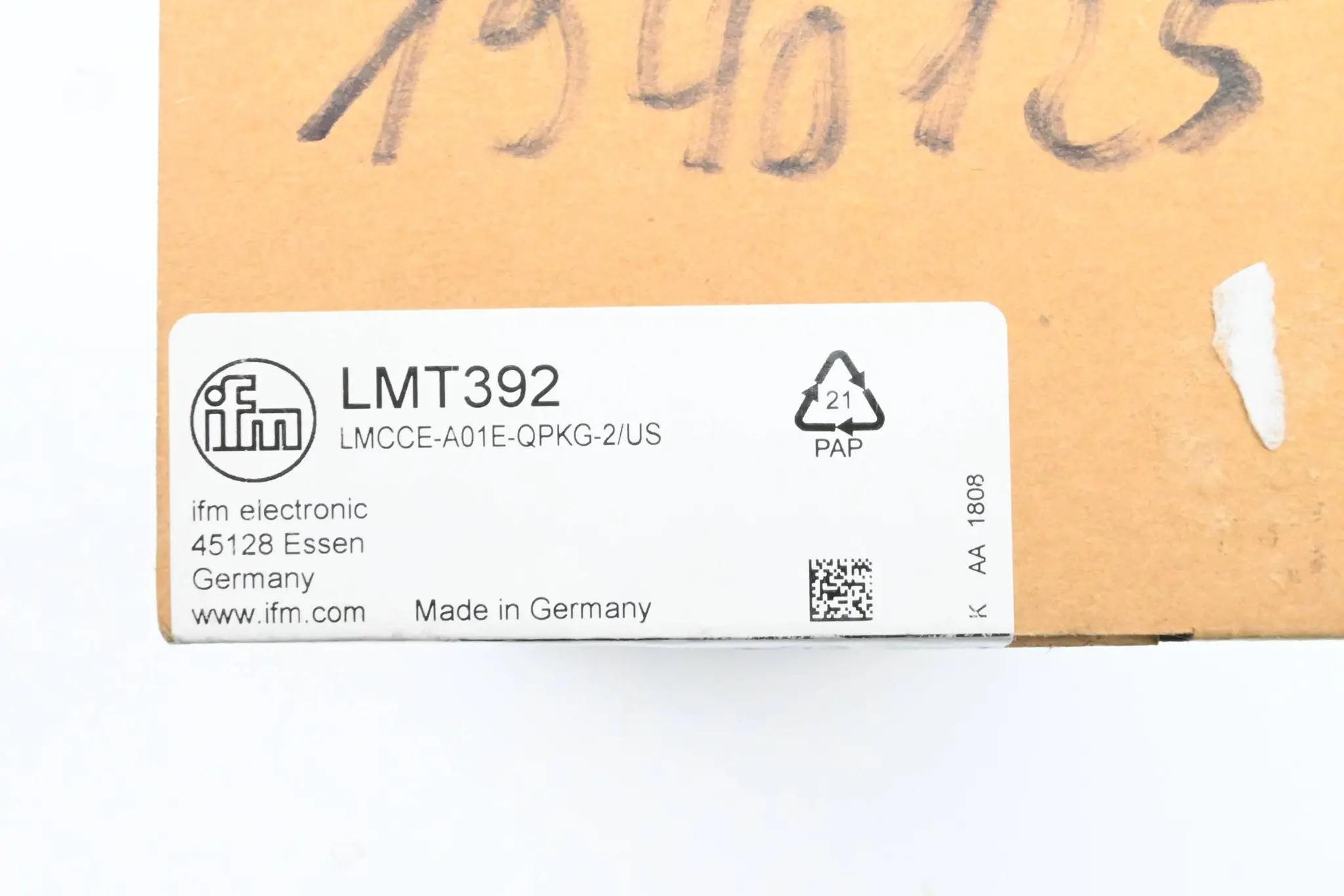 Produktfoto 1 von Ifm Füllstandsensor zur Grenzstanderfassung LMCCE-A01E-QPKG-2/US ( LMT392 )