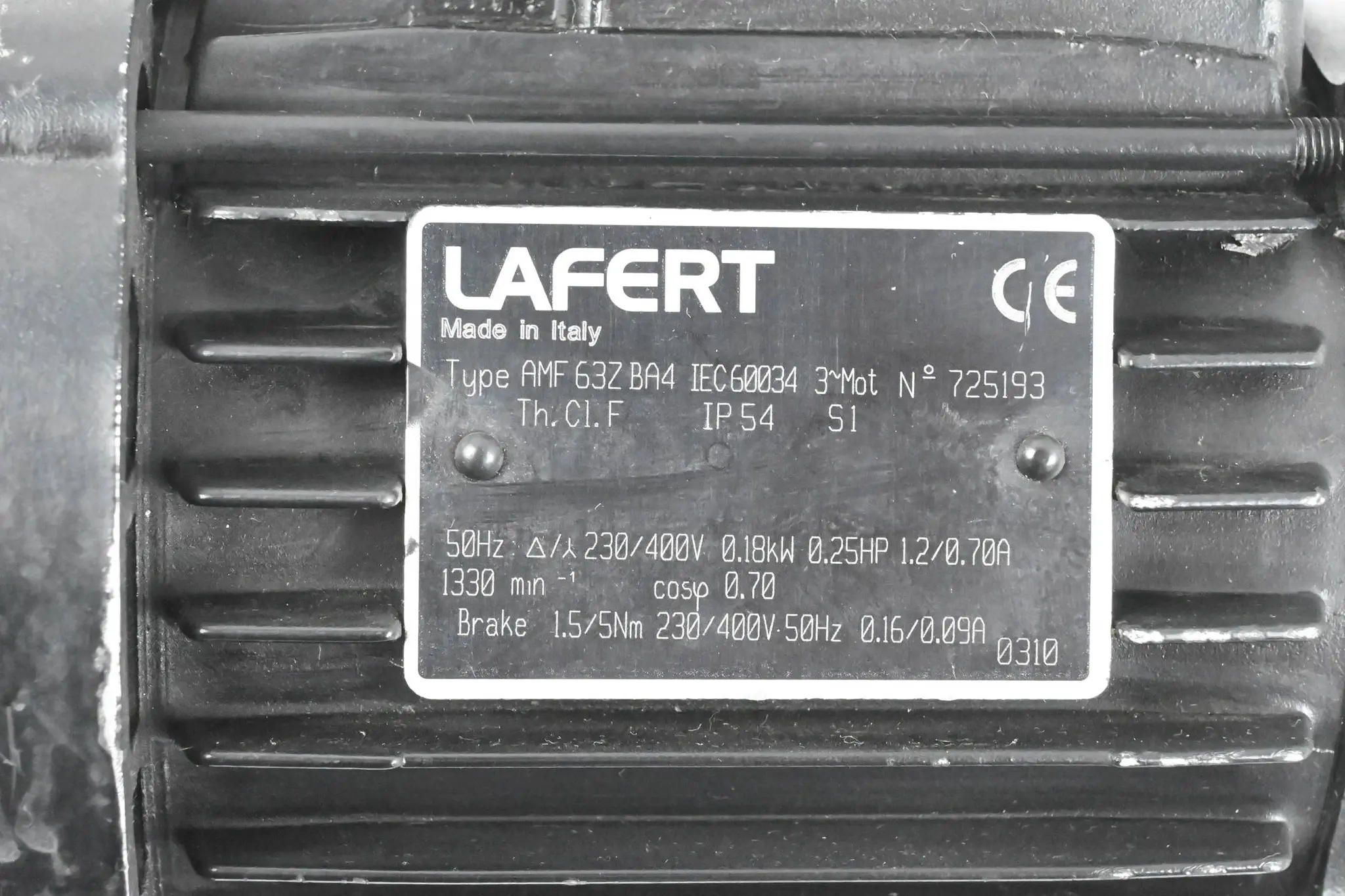 Produktfoto 1 von Lafert Bremsmotor AMF 63Z BA4 ( AMF63ZBA4 )
