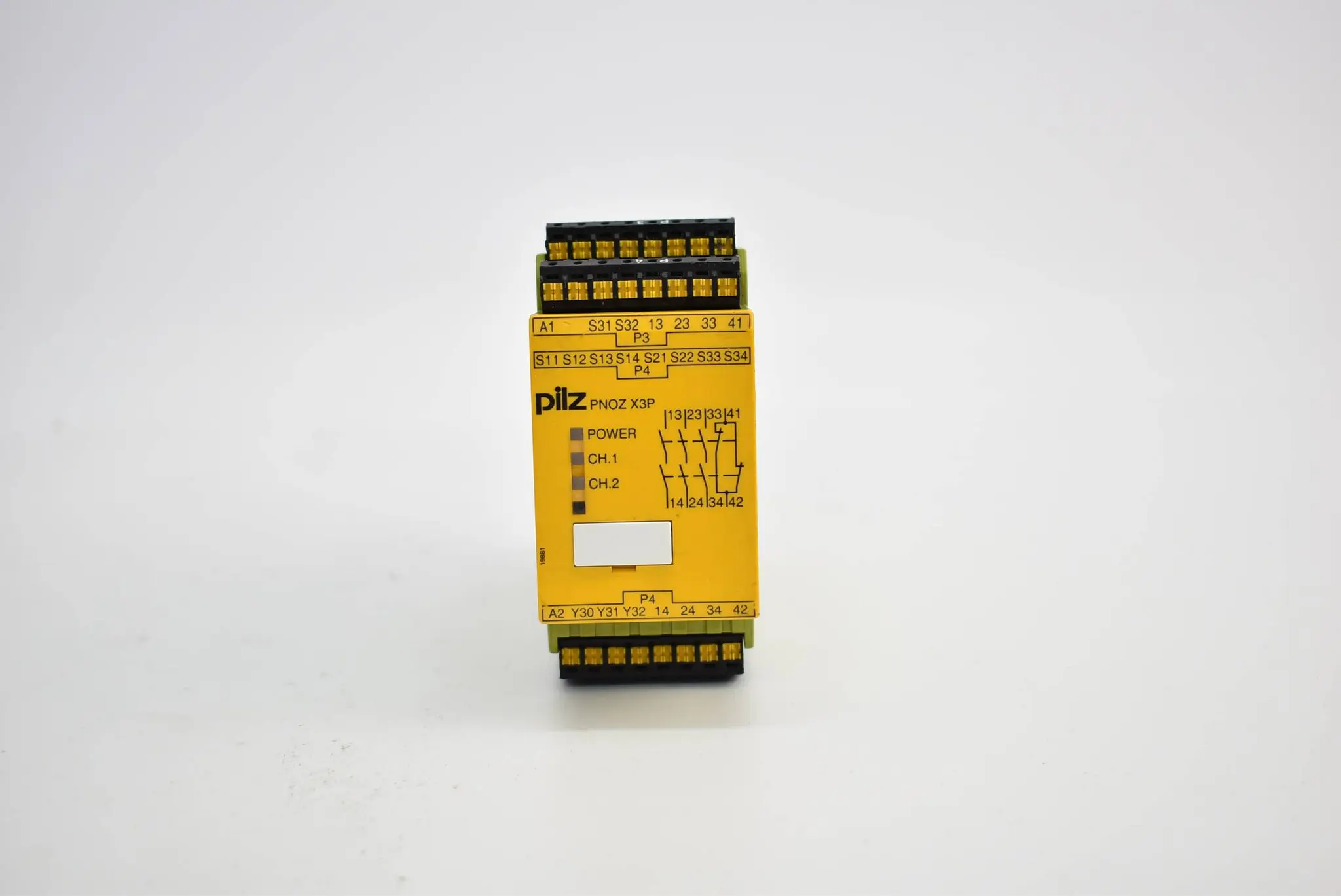 Produktfoto 1 von Pilz Sicherheitsrelais PNOZ X3P C 24VDC 24VAC 3n/0 1n/so ( 787310 )