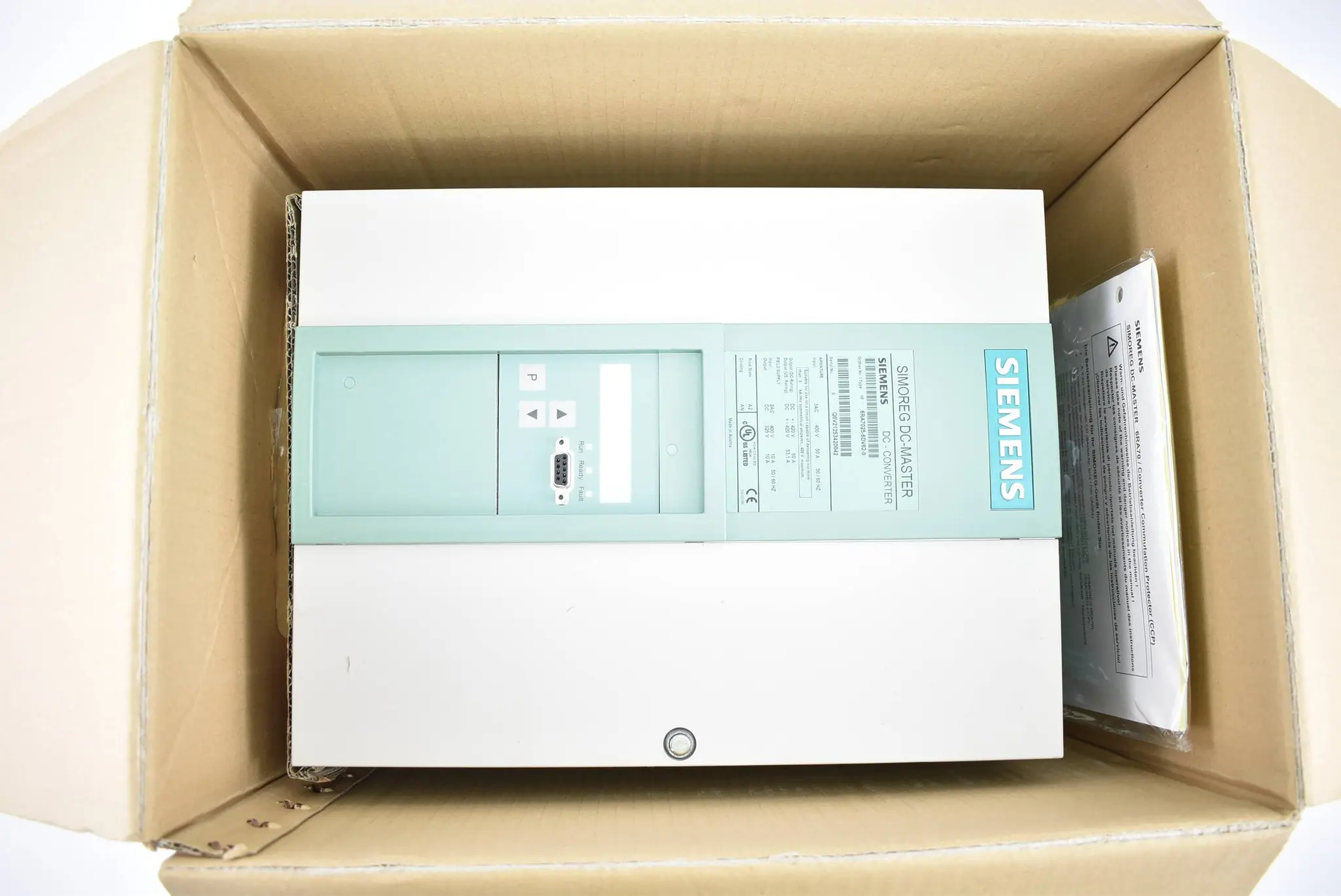 Produktfoto 1 von Siemens simoreg DC-Converter 400V 50A 6RA7 025-6DV62-0 ( 6RA7025-6DV62-0 ) E.A2
