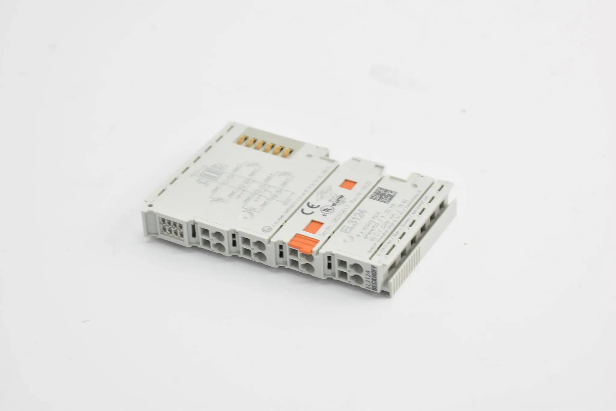 Produktfoto 1 von Beckhoff EtherCAT-Klemme 4-Kanal-Analog-Eingang EL3124 ( EL 3124 )