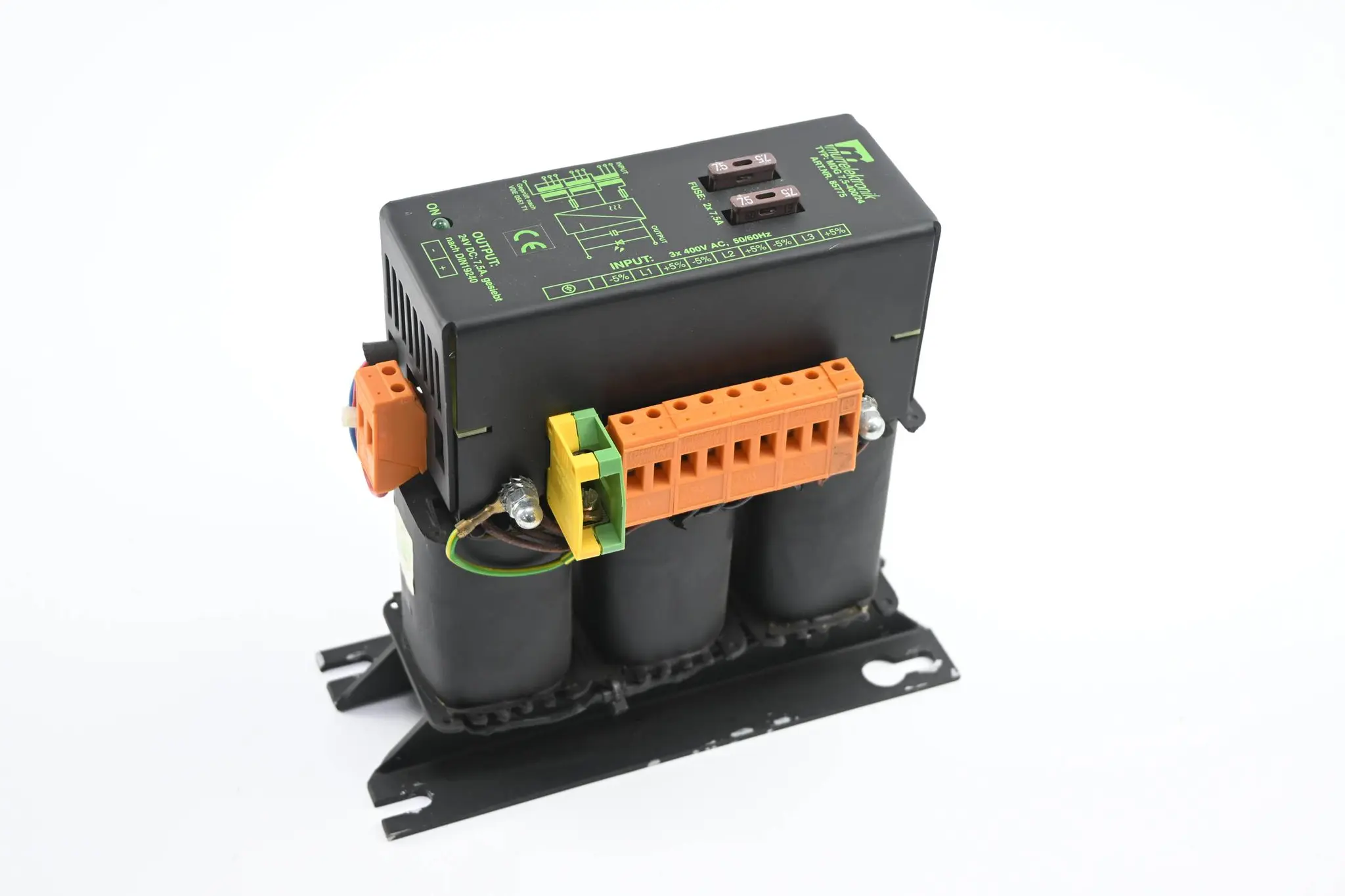 Produktfoto 1 von Murr Elektronik Transformator MDG 7,5-400/24 ( 85775 )