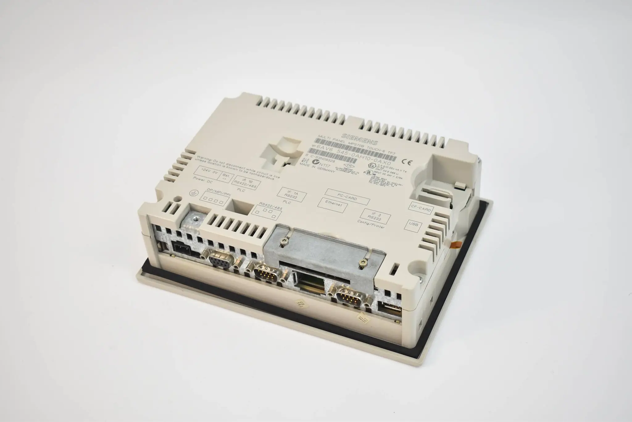 Produktfoto 1 von Siemens simatic MP 270B 6" 6AV6 545-0AH10-0AX0 ( 6AV6545-0AH10-0AX0 ) E.01