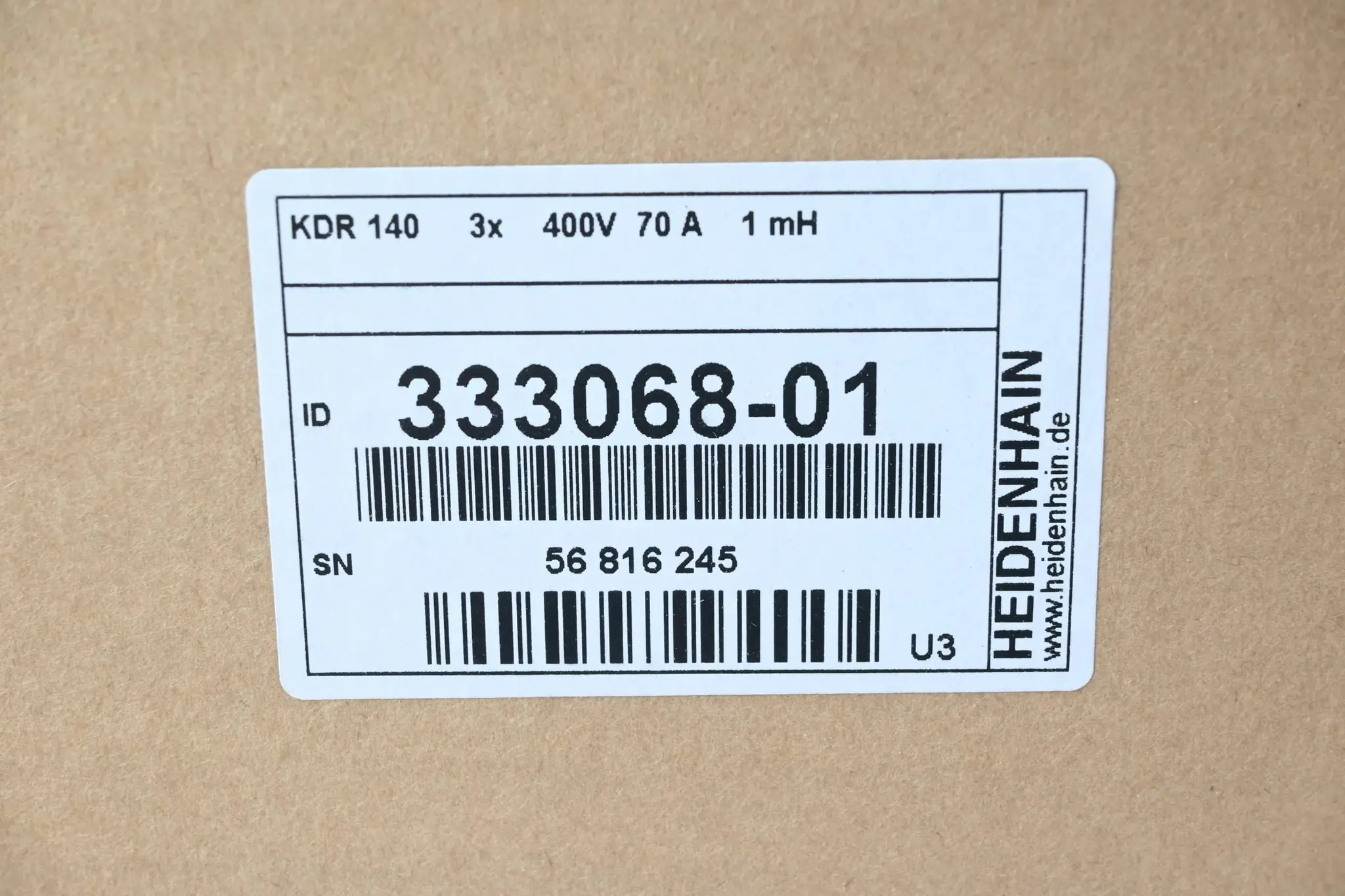 Produktfoto 1 von Heidenhain Kommutierungsdrossel KDR 140 ( 333068-01 ) Ver. U3