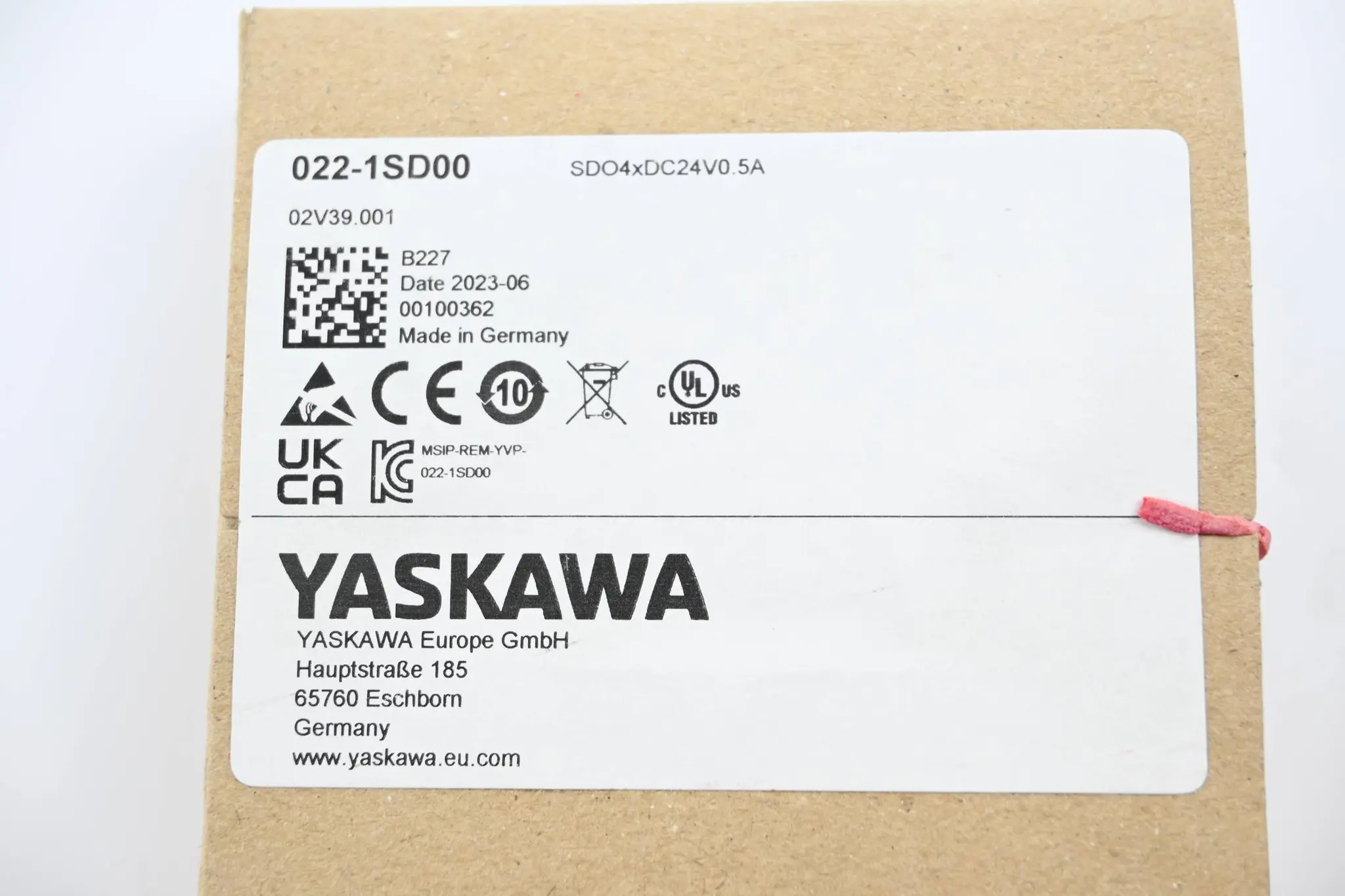Produktfoto 1 von Yaskawa Digitale Ausgabe 022-1SD00