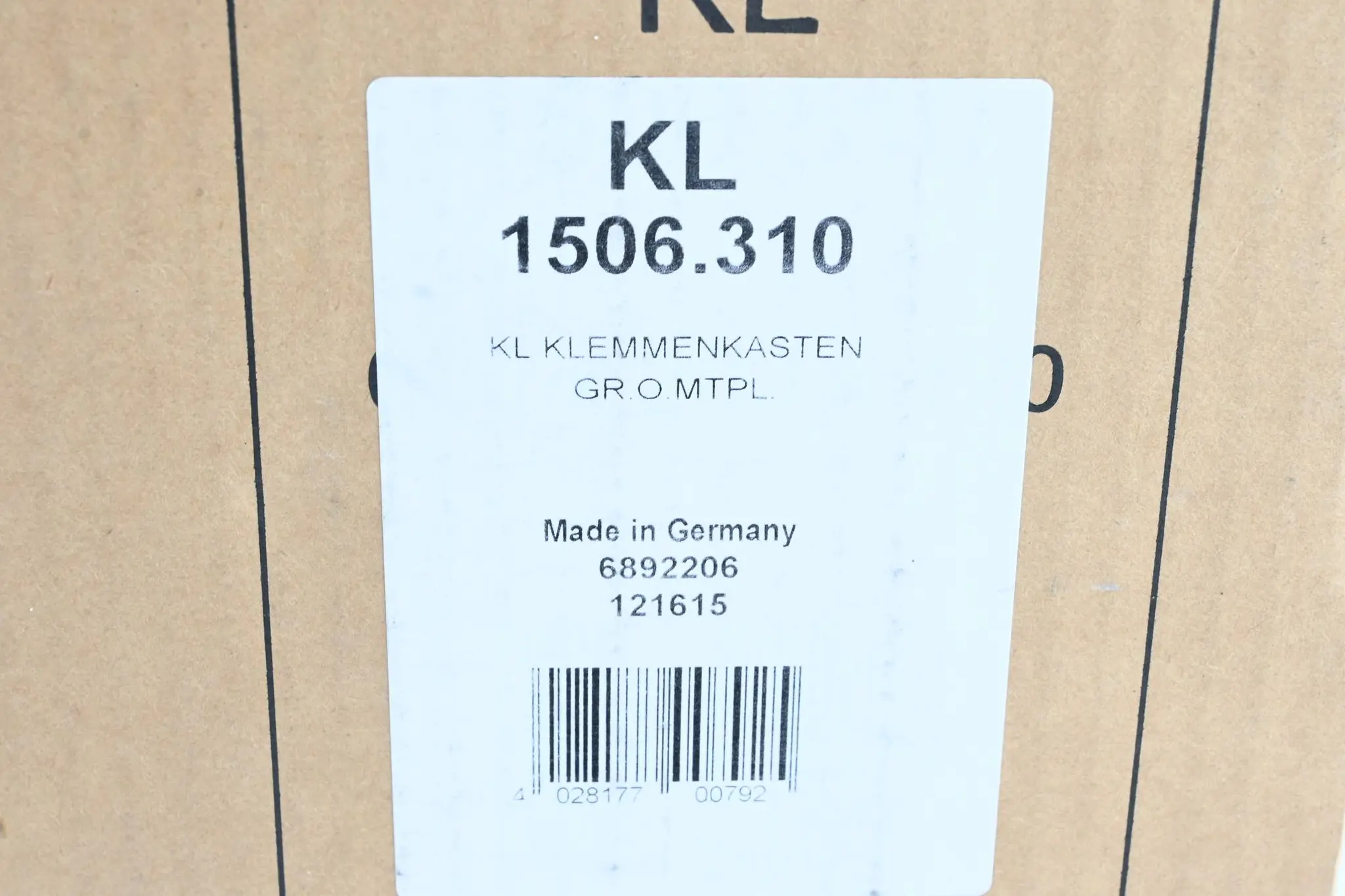 Produktfoto 1 von Rittal Klemmenkasten KL 1506.310 ( KL1506310 )