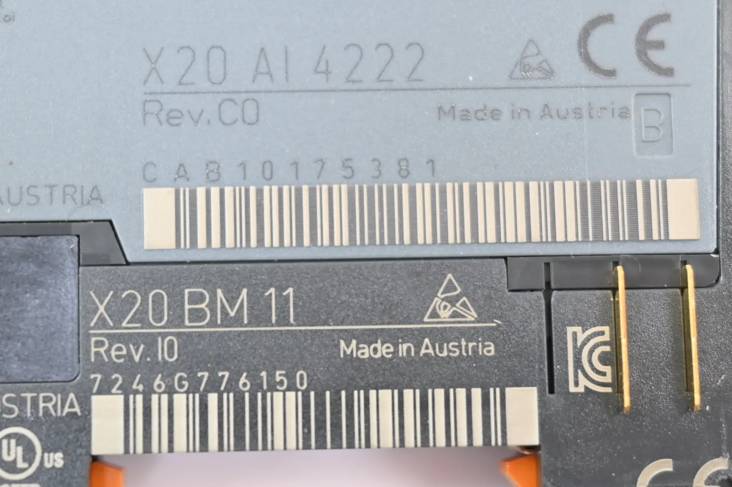 Produktfoto 1 von B&R Automation X20 AI 4222 ( Rev. C0 ) + X20 BM 11 + X20 TB 12