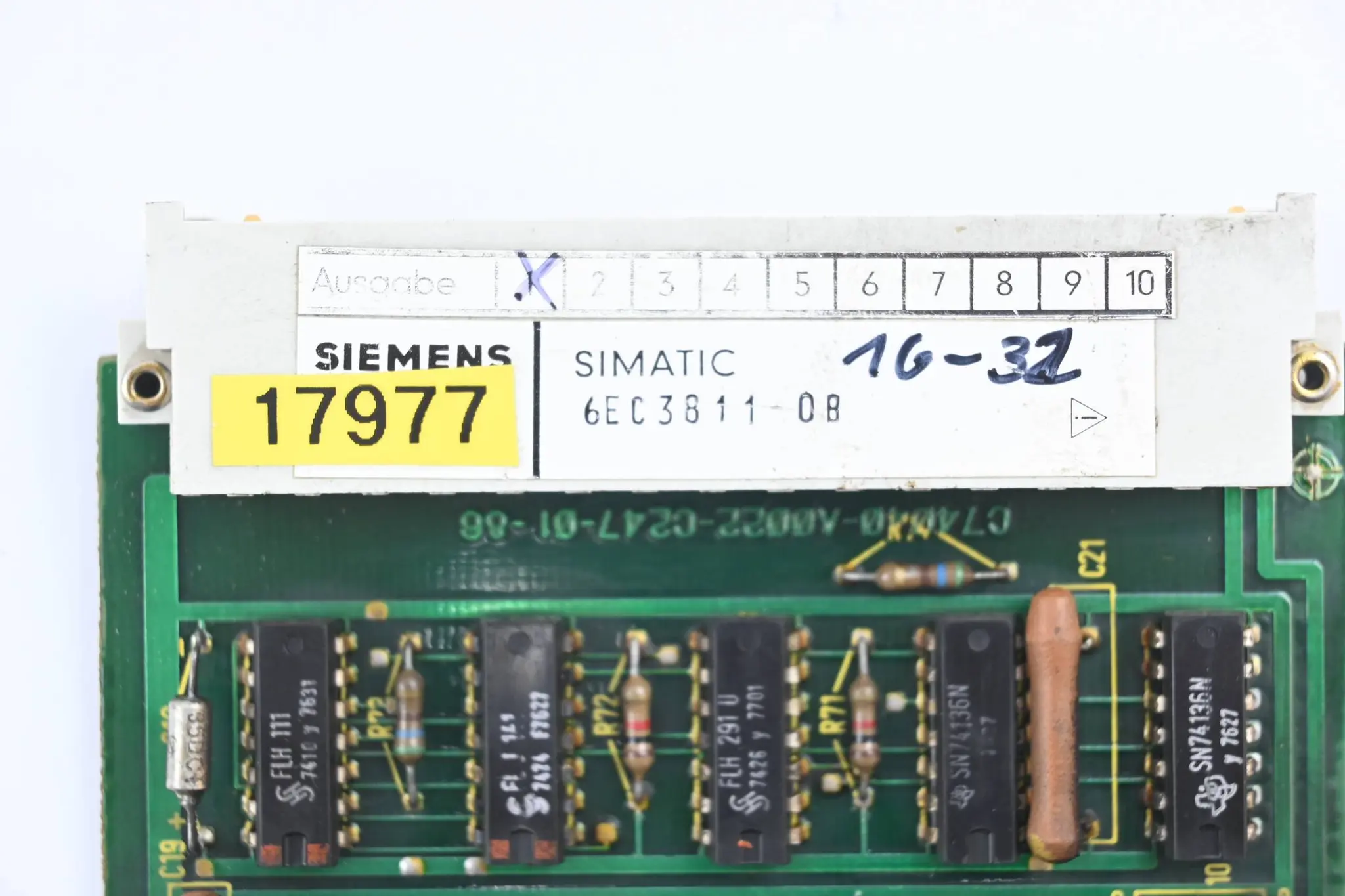 Produktfoto 1 von Siemens Simatic C3 Flachbaugruppe 6EC3811-0B ( 6EC3 811-0B )