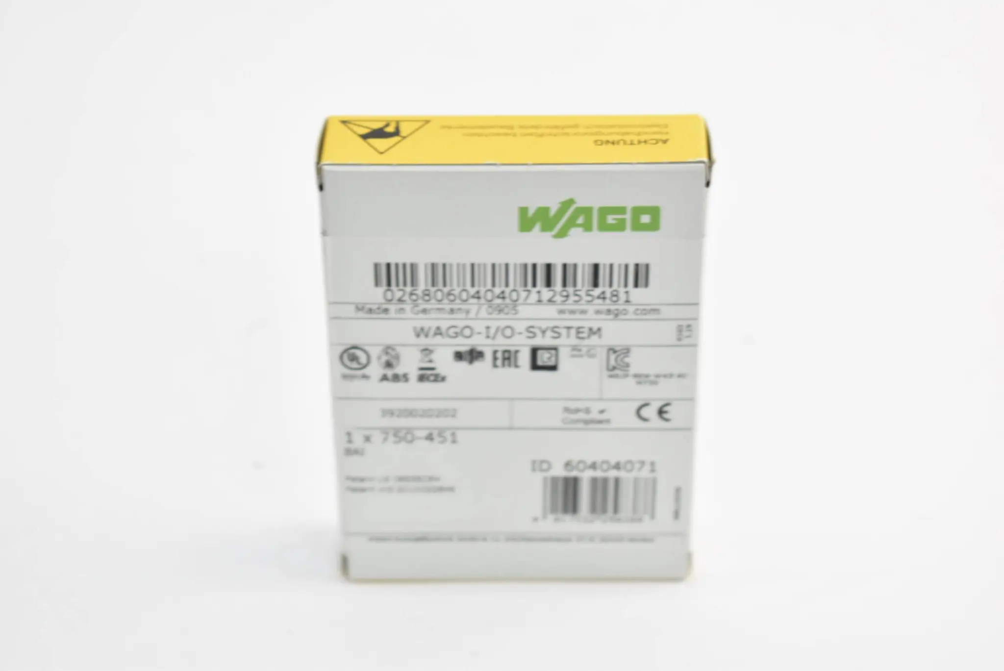 Produktfoto 1 von Wago 8-Kanal-Analogeingang 750-451