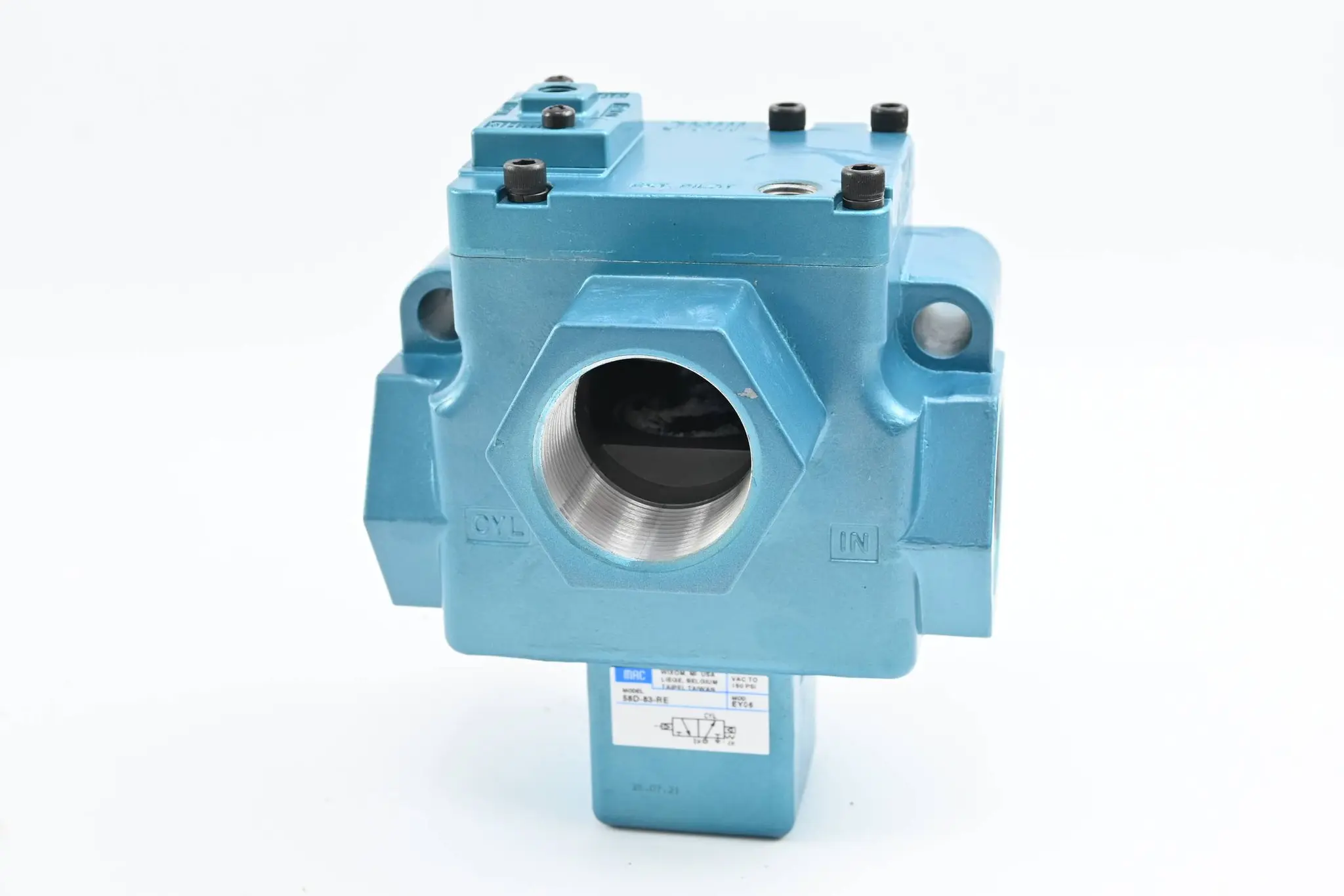 Produktfoto 1 von MAC Valves 3-Wege-Schieberventil 58D-83-RE/EY06 ( 58D-83-RE )
