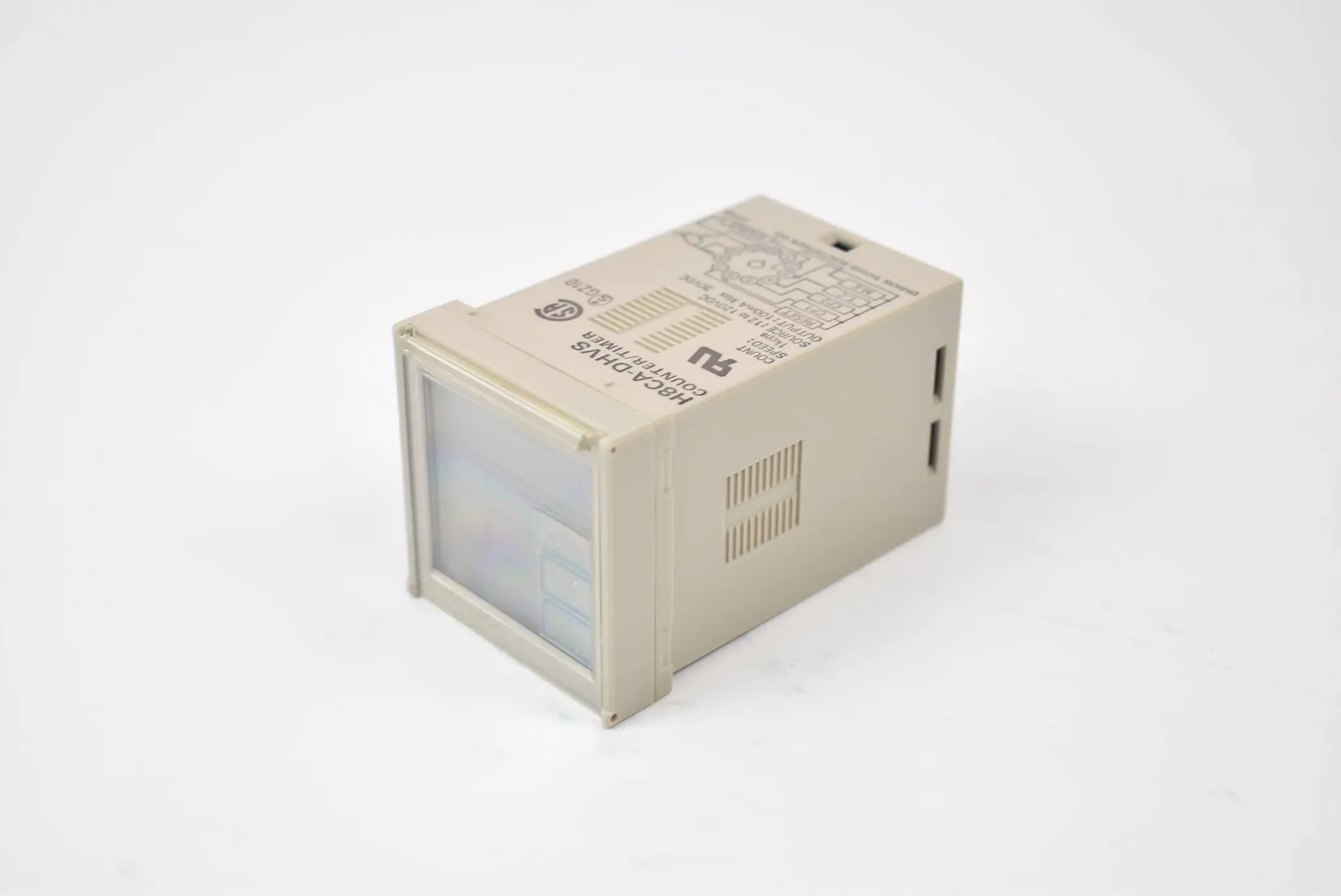 Produktfoto 1 von Omron Counter/Timer H8CA-DHVS Count 999999 Time 9999.99s to 99999.9h 12to120VDC