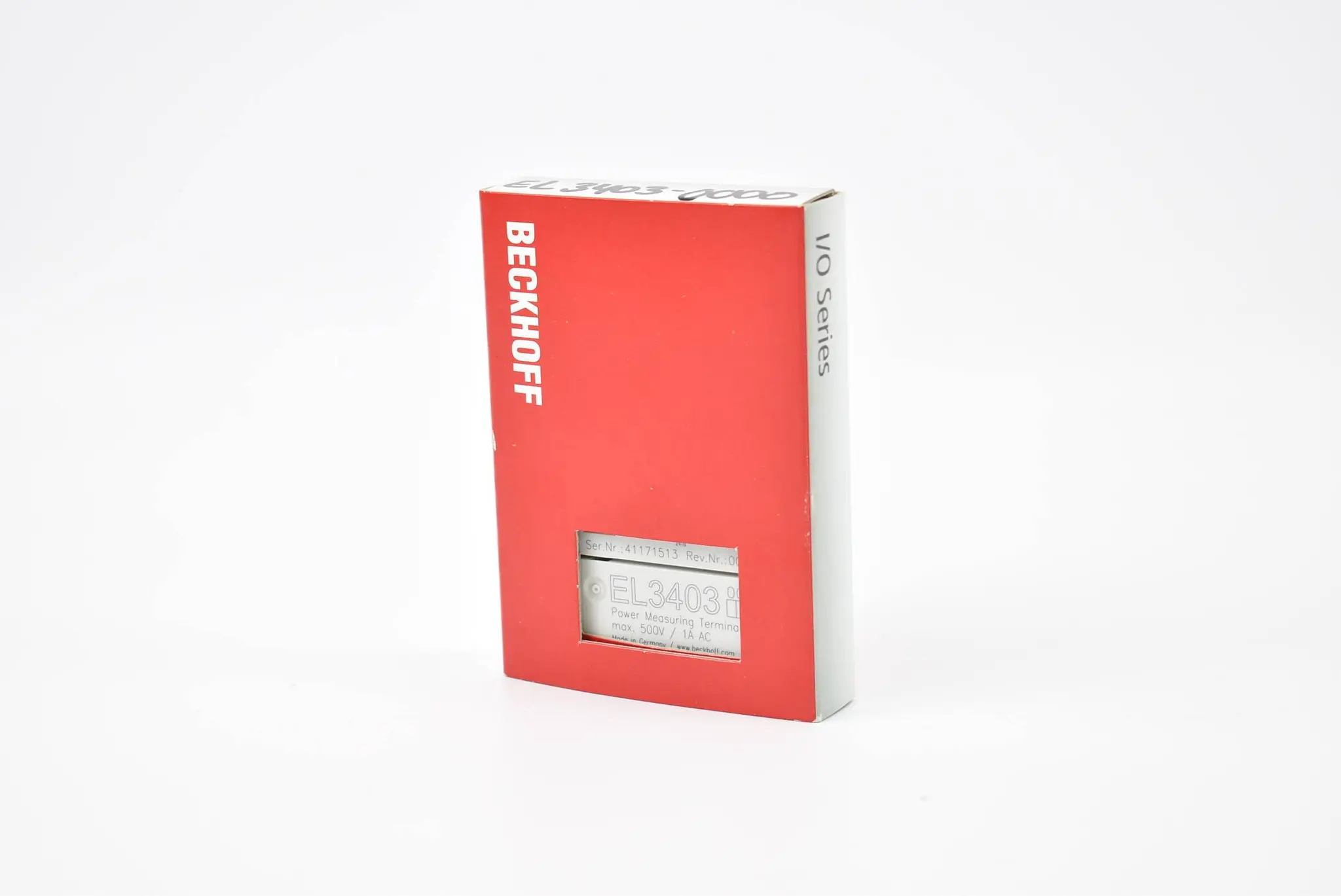 Produktfoto 1 von Beckhoff EtherCAT-Klemme 3-Kanal-Analog-Eingang 500VAC 1A EL3403 ( EL 3403 )