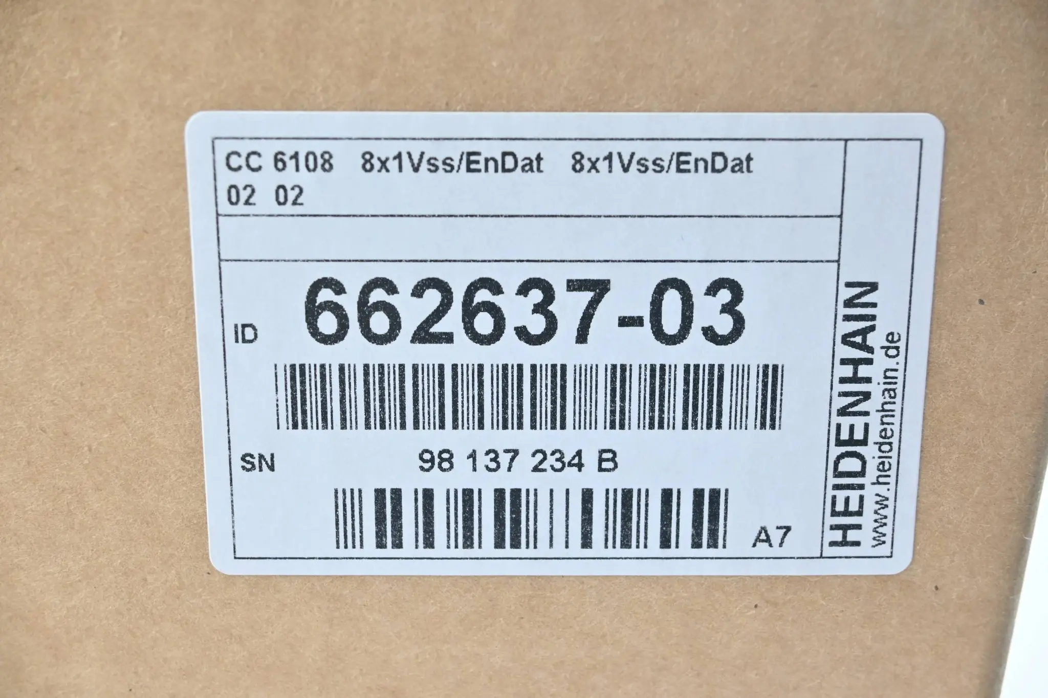Produktfoto 1 von Heidenhain Regeleinheit CC 6108 8x1Vss/EnDat 8x1Vss/EnDat 02 02 ( 662637-03 ) A7