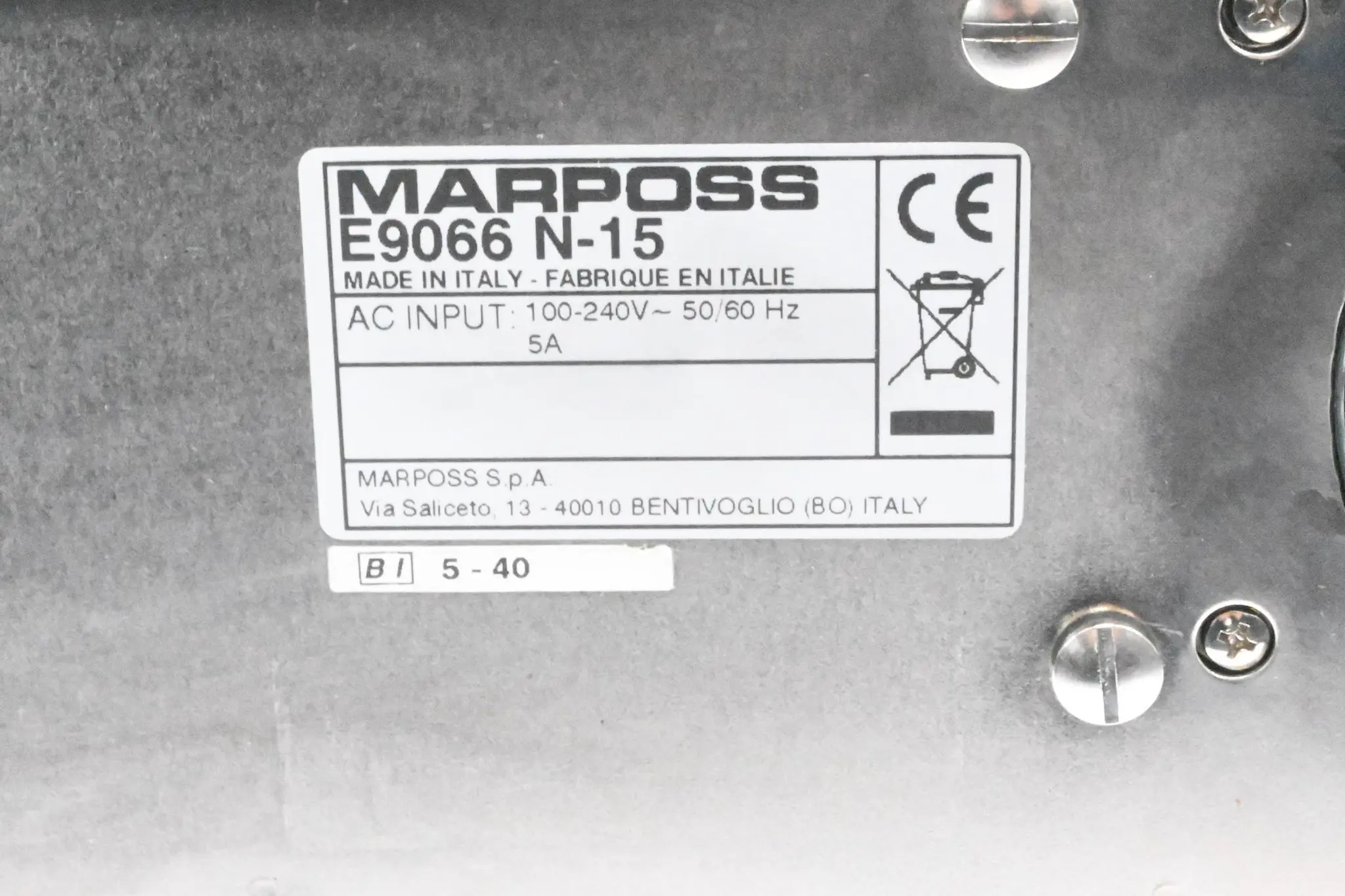 Produktfoto 1 von Marposs Industrie-PC E9066 N-15 ( 8667C00138 )
