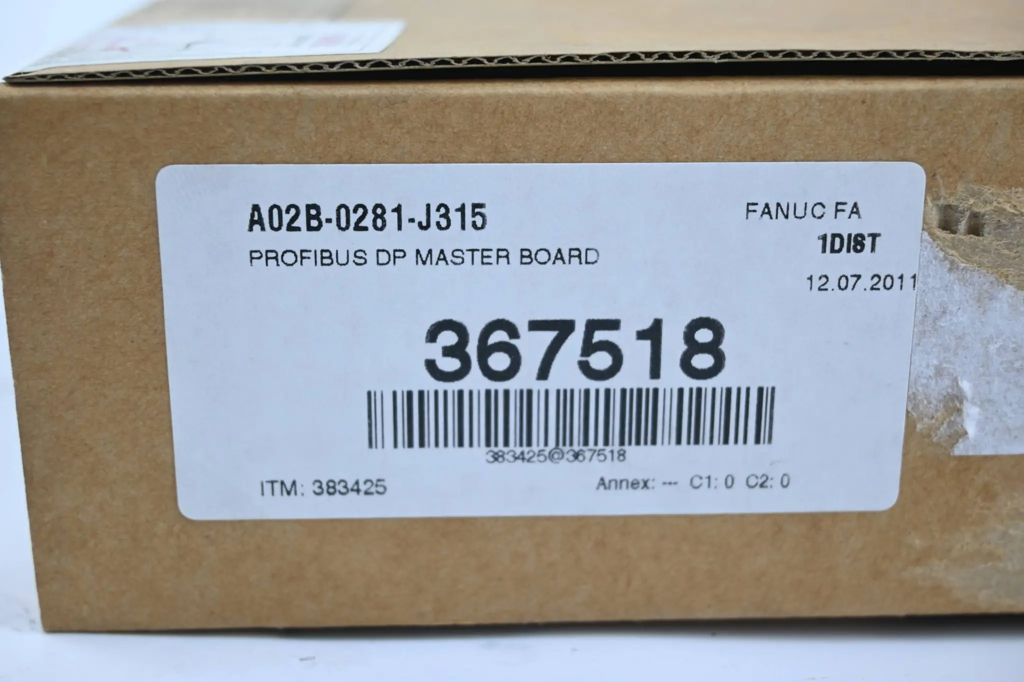 Produktfoto 1 von Fanuc Profibus DP Master Board A02B-0281-J315