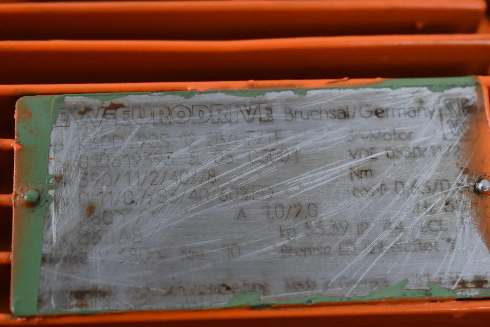 Produktfoto 1 von SEW Eurodrive Getriebemotor K60DT90S-12-2B/HF/TF
