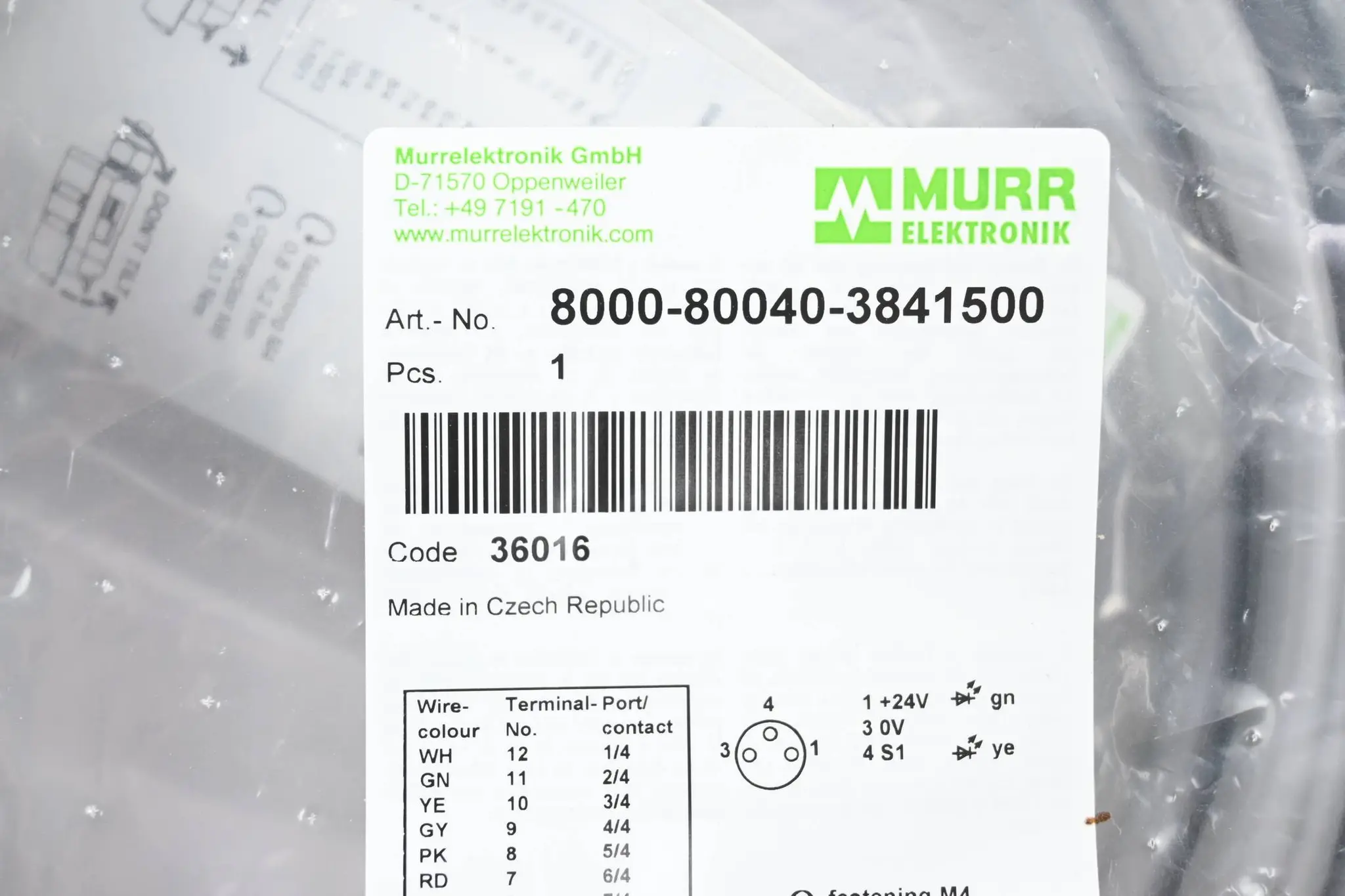 Murr Elektronik passives Verteilersystem 8000-80040-3841500