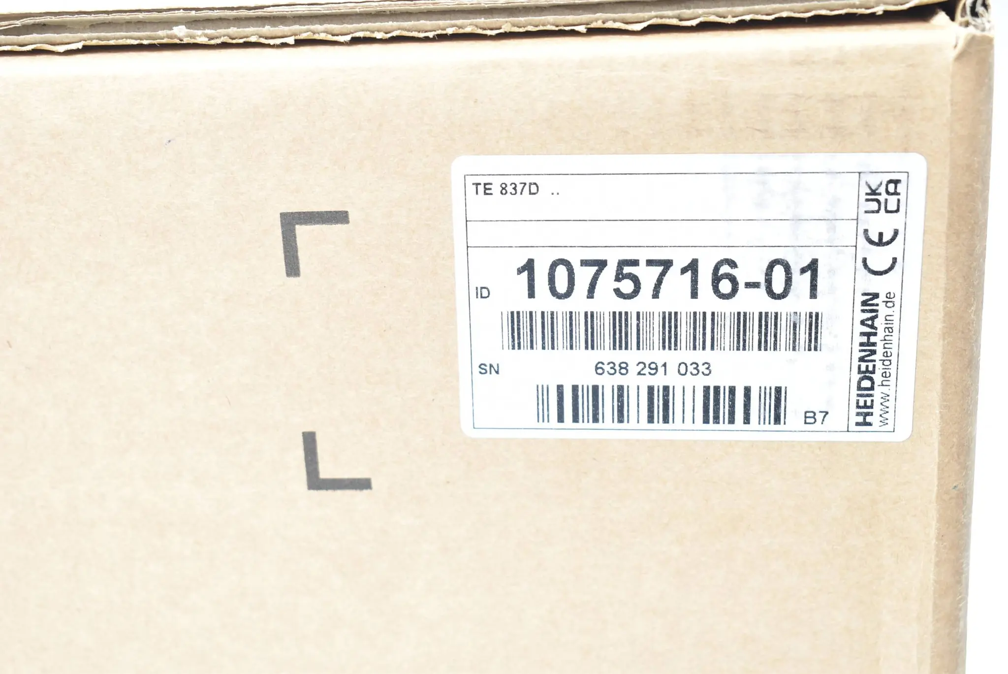 Produktfoto 1 von Heidenhain Tastatureinheit TE 837D 1075716-01 ( 1075 716-01 ) Ver. B7