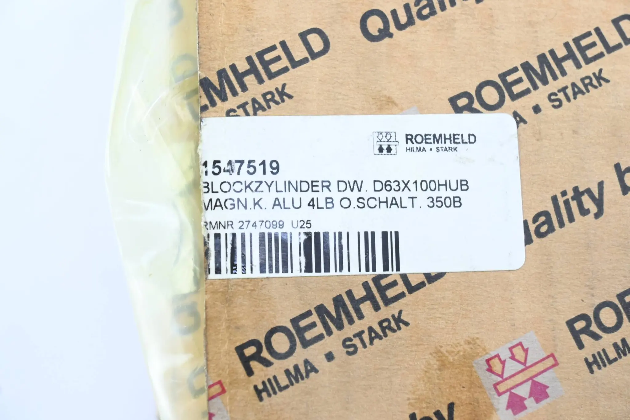 Produktfoto 1 von Roemheld Hydraulik-Blockzylinder 1547519