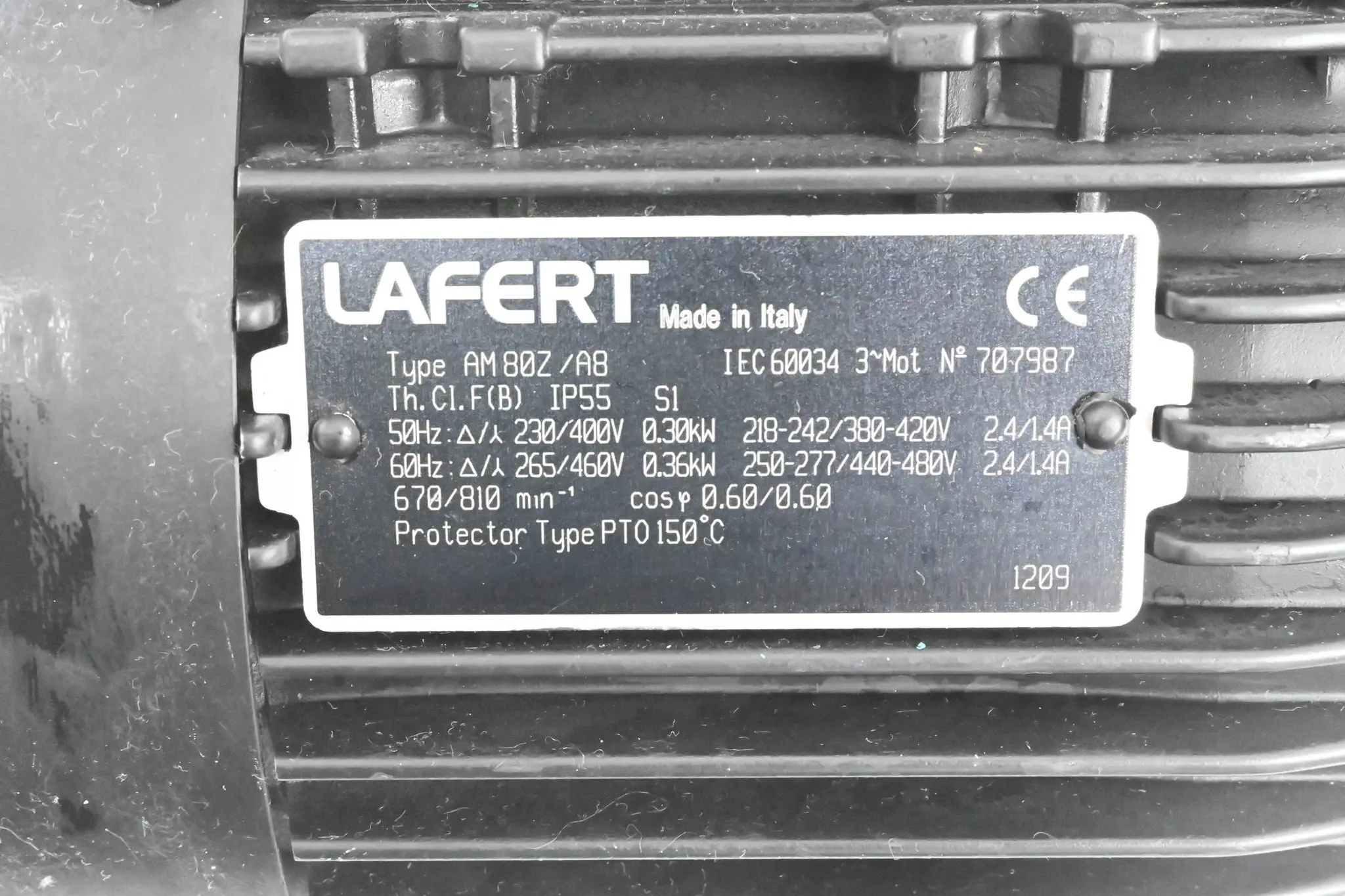 Produktfoto 1 von Lafert Elektromotor AM 80Z /A8 ( AM80Z/A8 )