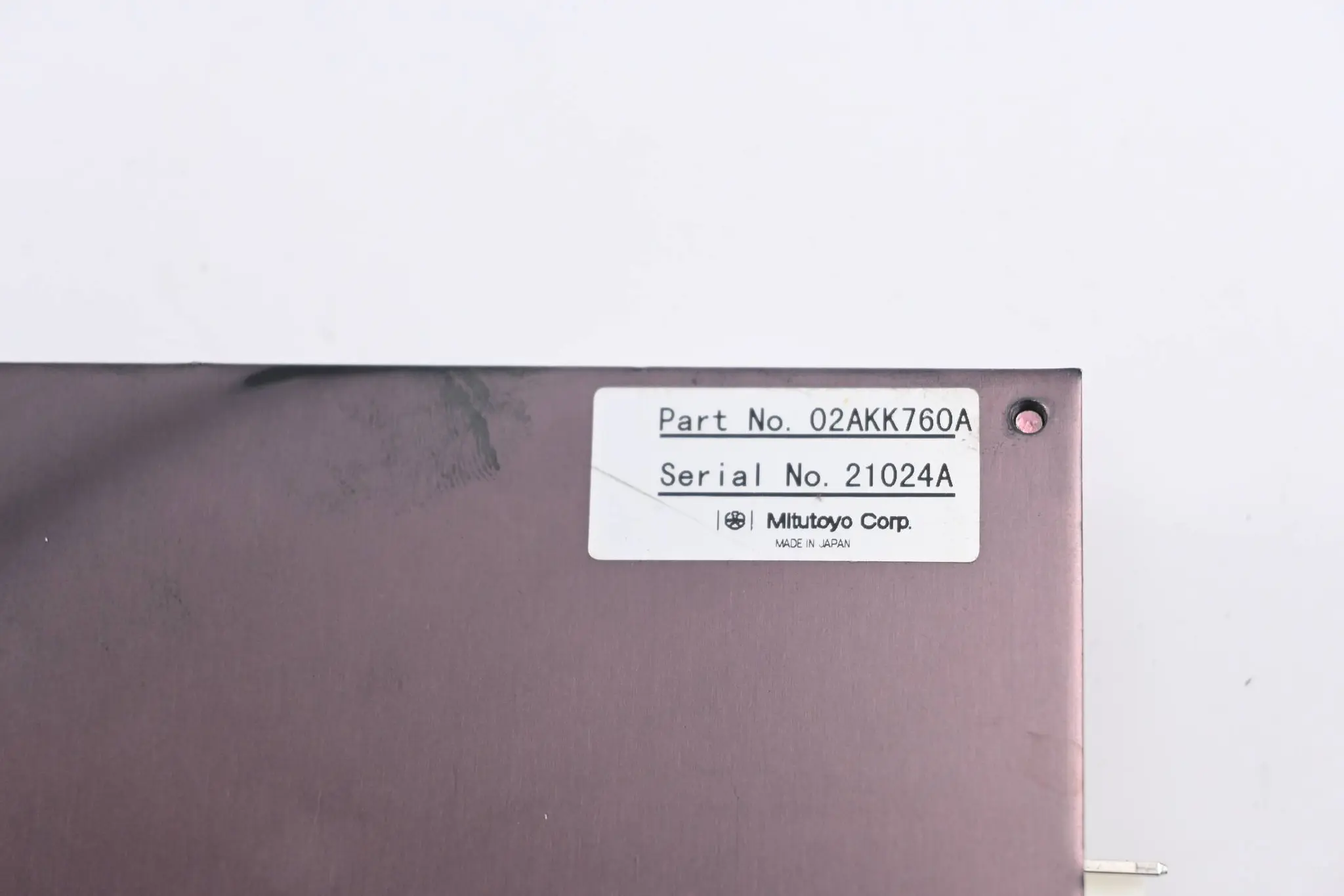 Produktfoto 1 von Mitutoyo Board 02AKK760A