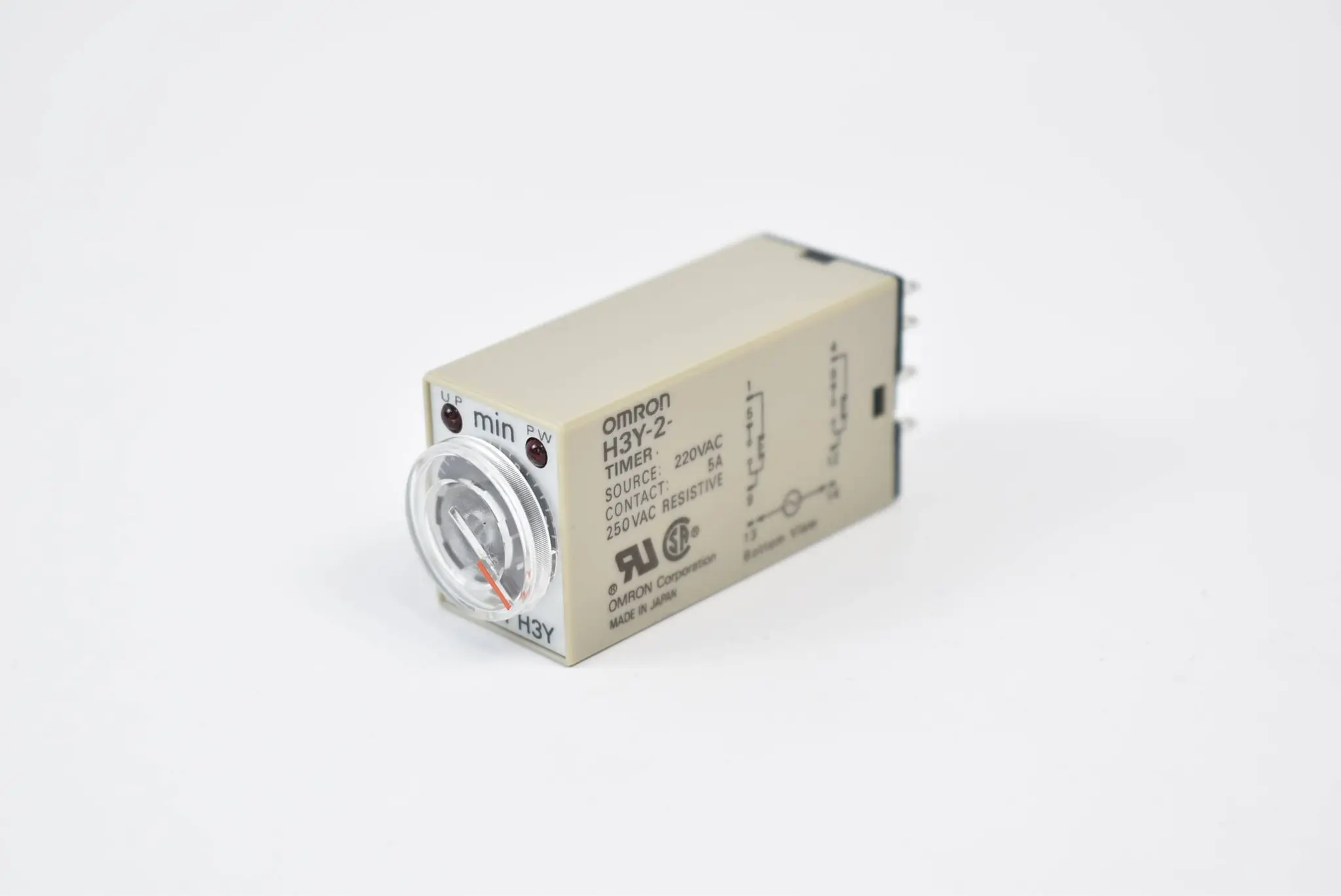 Produktfoto 1 von Omron Timer 5m H3Y-2 ( 220V AC )