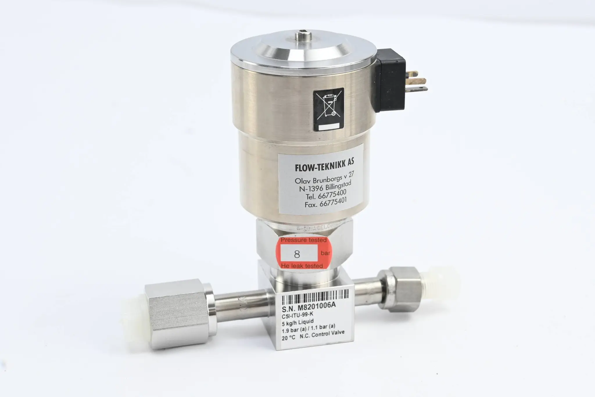 Produktfoto 1 von Bronkhorst Durchflussventil C5I-ITU-99-K