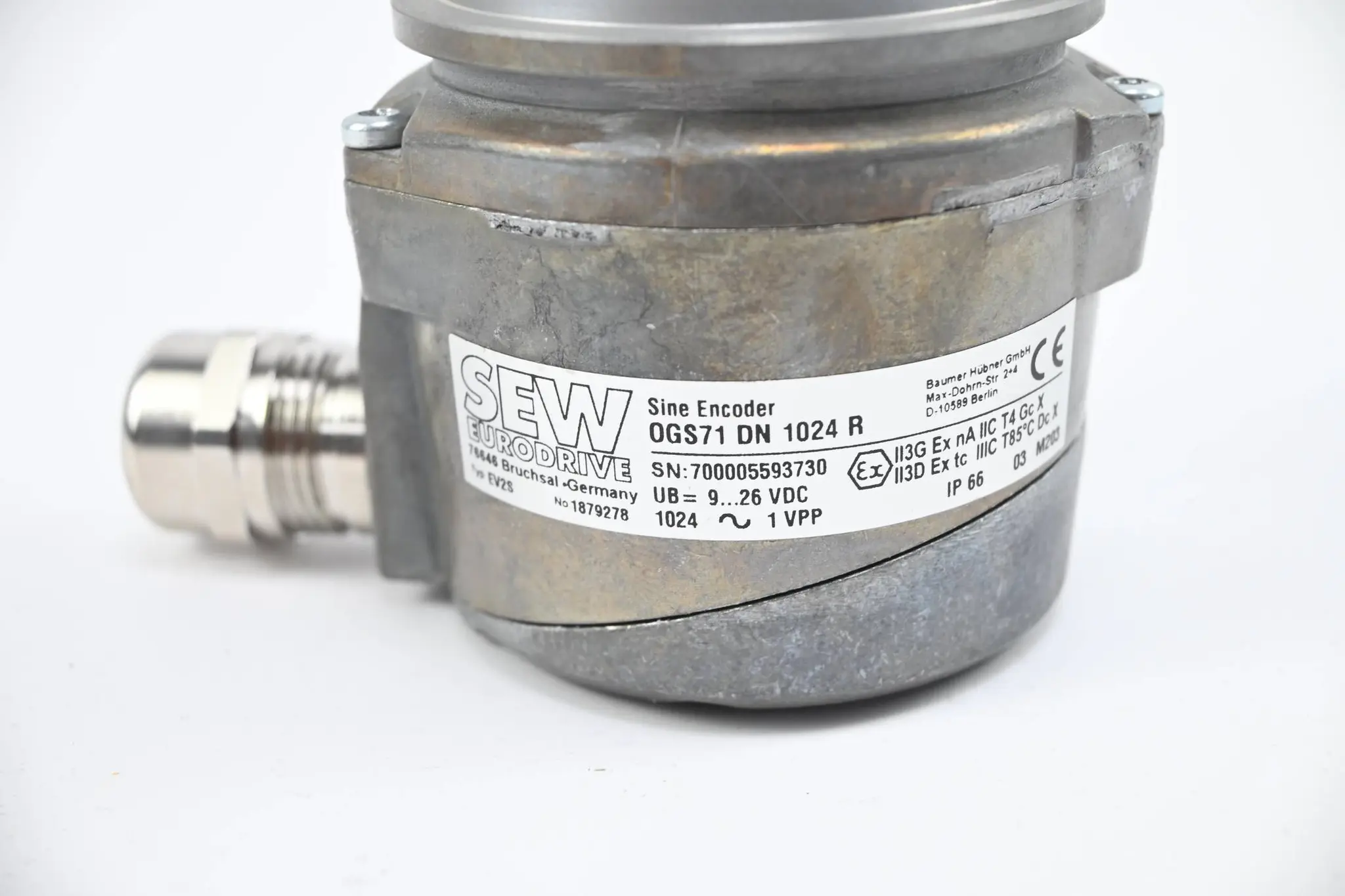 Produktfoto 1 von SEW-Eurodrive inkrementaler Drehgeber OGS71 DN 1024 R ( OGS71DN1024R )