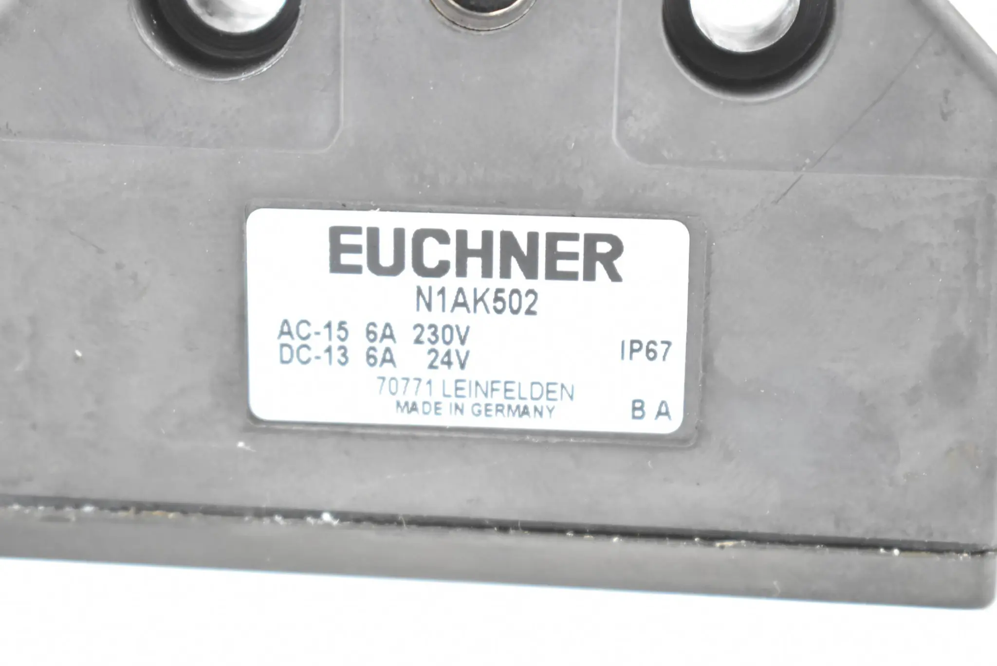 Produktfoto 1 von Euchner Einzelgrenztaster AC-15 6A 230V DC-13 6A 24V N1AK502 (1858548 )