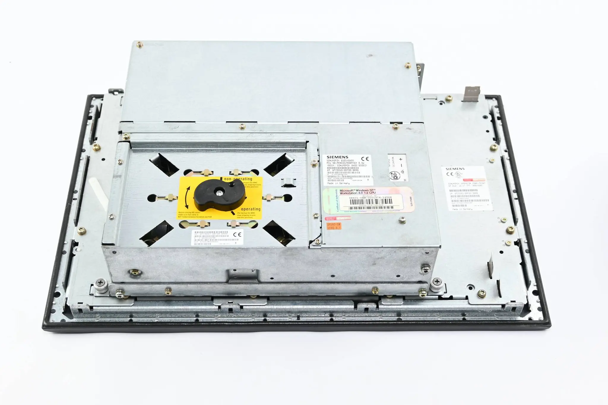 Produktfoto 1 von Siemens Panelfront OP012 6FC5203-0AF02-0AA0 Ver.F inkl. 6FC5210-0DF05-0AA0 Ver.A
