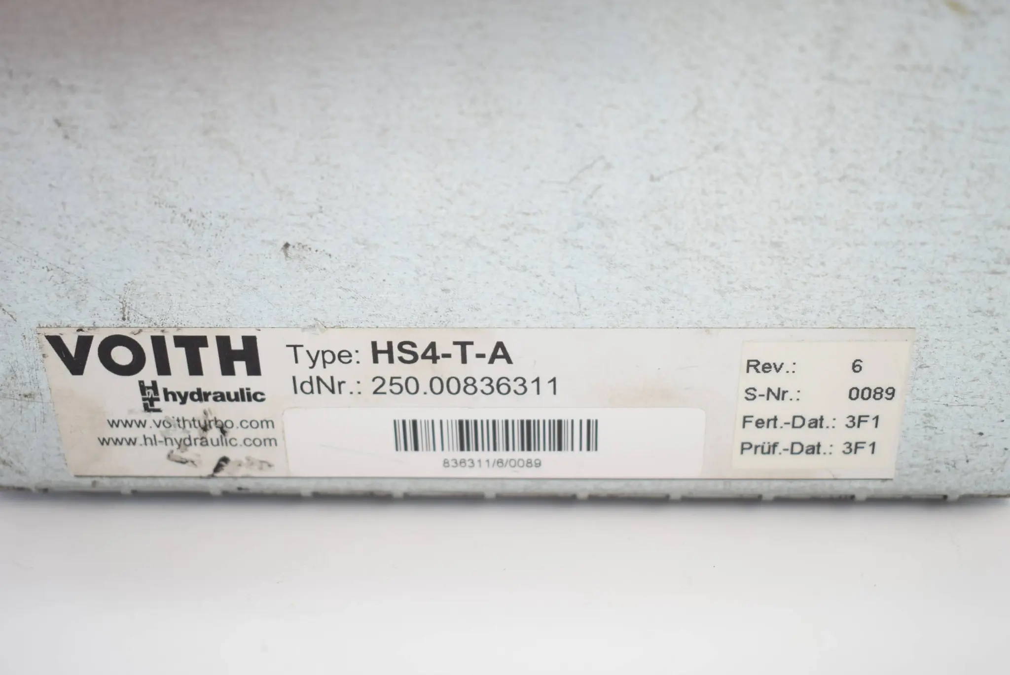 Produktfoto 1 von Voith H+L hydraulic HS4-T-A ( 250.00836311 )