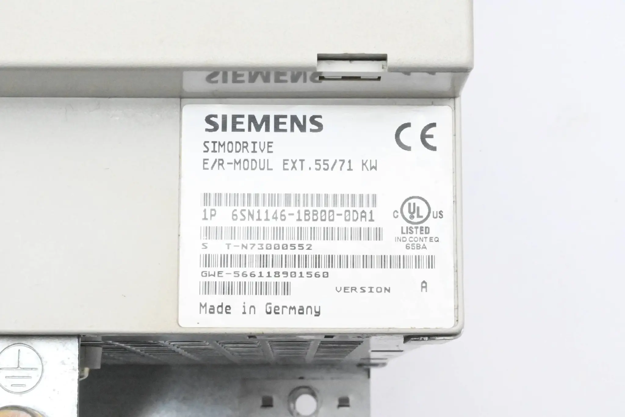 Produktfoto 1 von Siemens 611 Ein-/Rücksp. Modul 6SN1146-1BB00-0DA1 ( 6SN1 146-1BB00-0DA1 ) Ver A