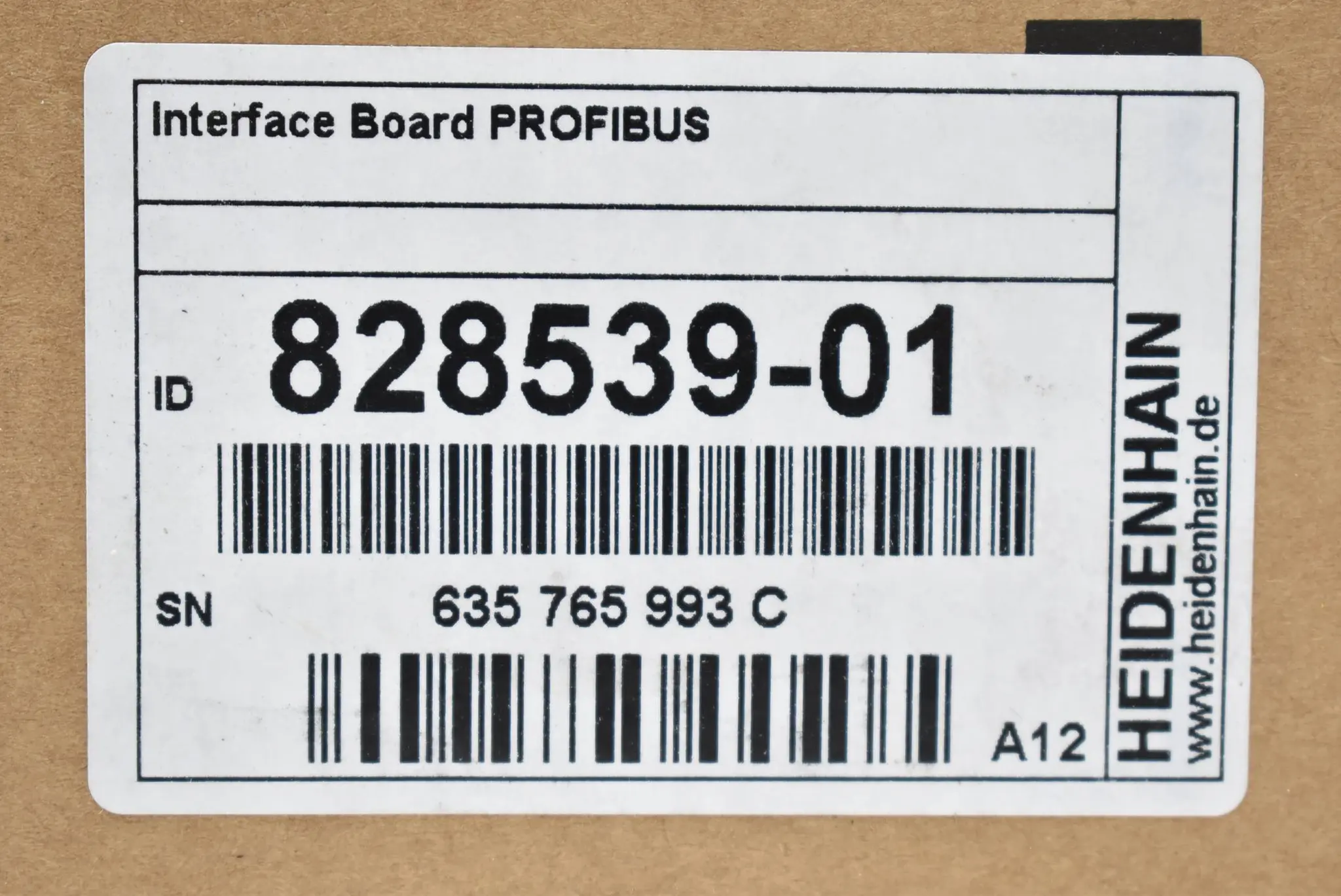 Produktfoto 1 von Heidenhain Interface Board Profibus ( 828539-01 ) Vers. A12