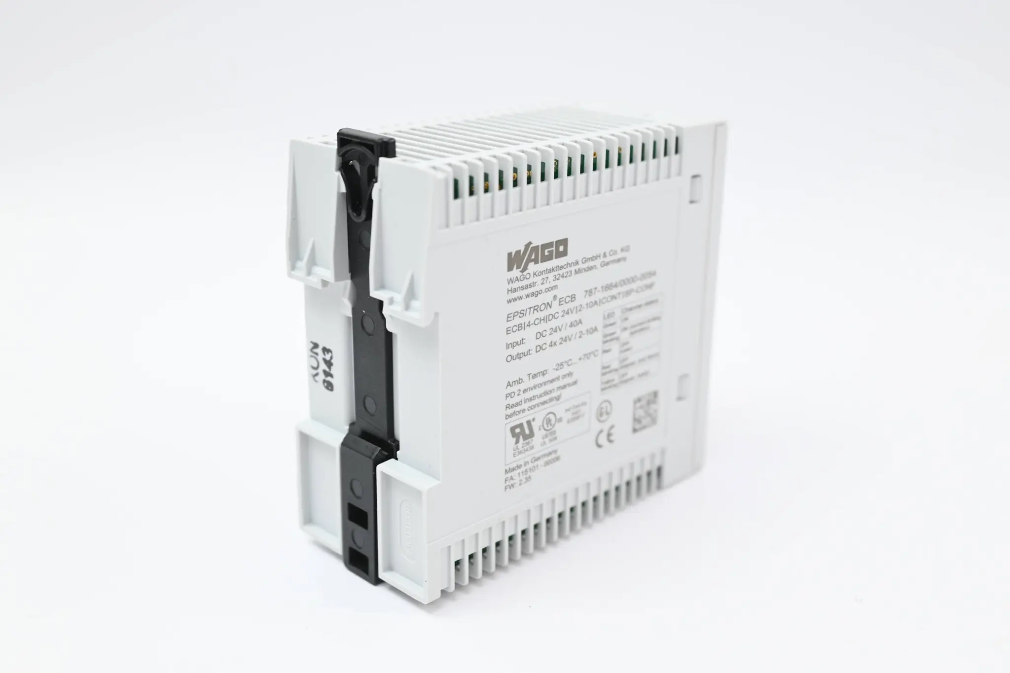 Produktfoto 1 von Wago Epsitron ECB elektronischer Schutzschalter 787-1664/000-054