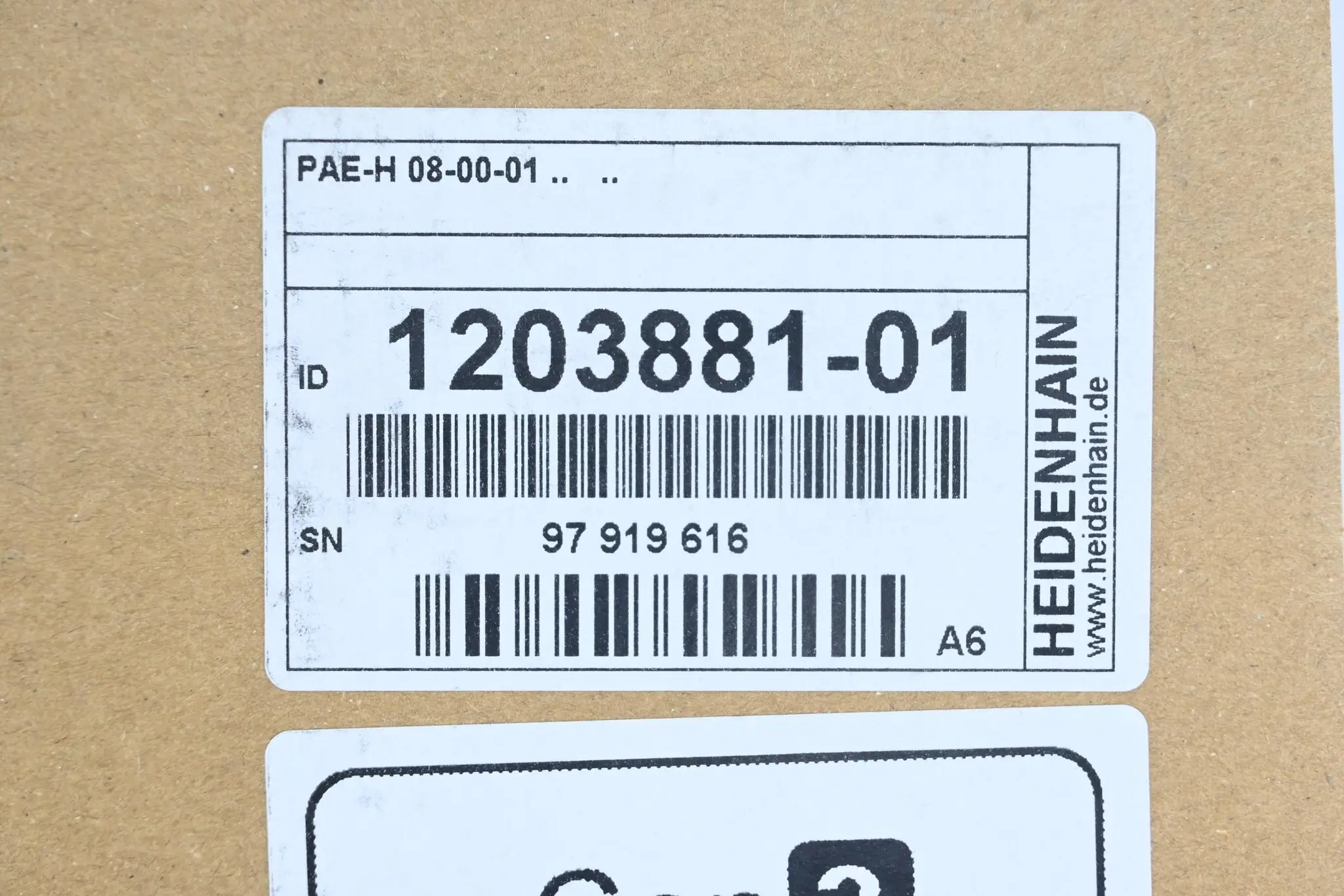 Produktfoto 1 von Heidenhain PAE-H 08-00-01 ( 1203881-01 ) 1203 881-01 Ver. A6