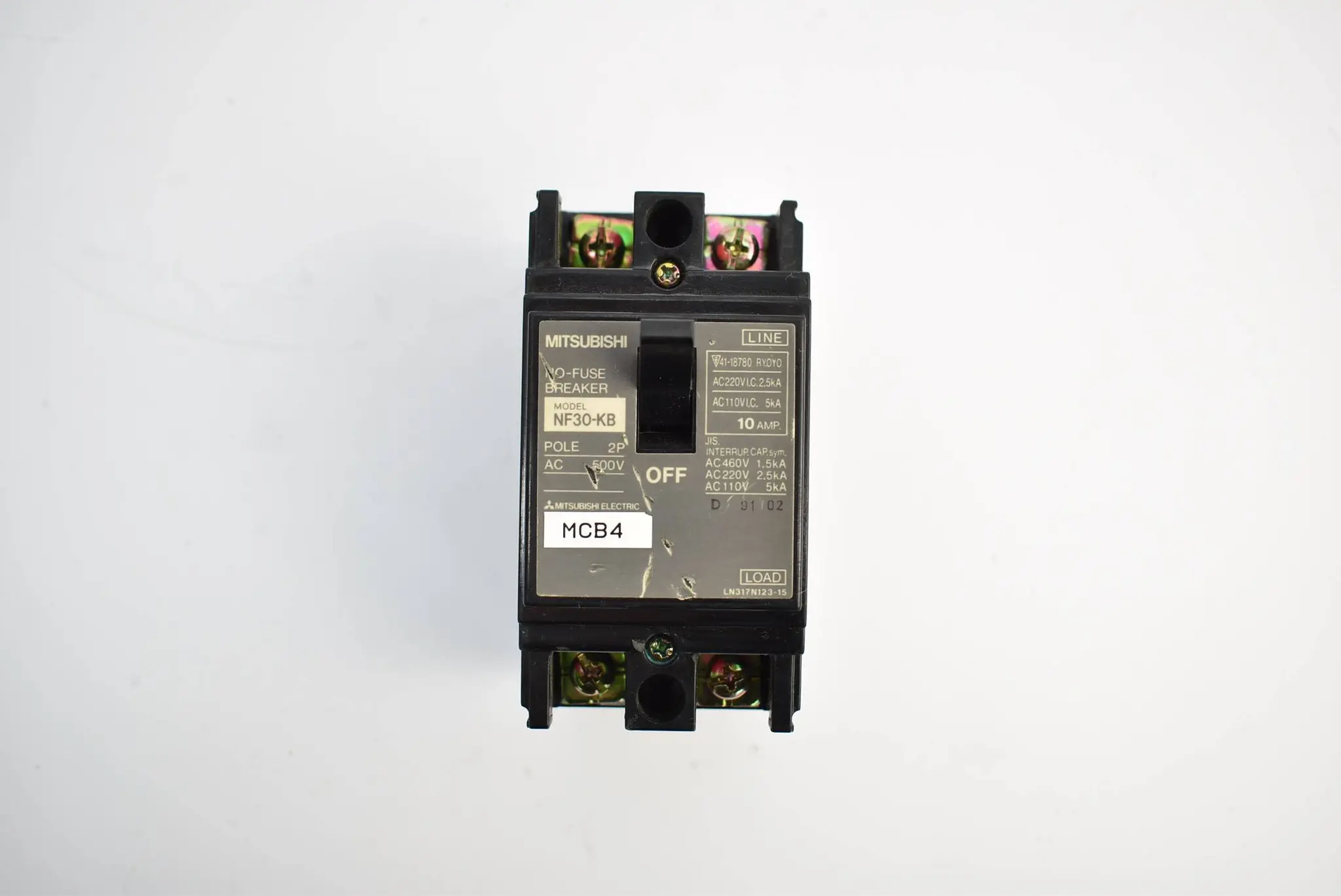 Produktfoto 1 von Mitsubishi No-Fuse Breaker Leistungsschalter NF30-KB