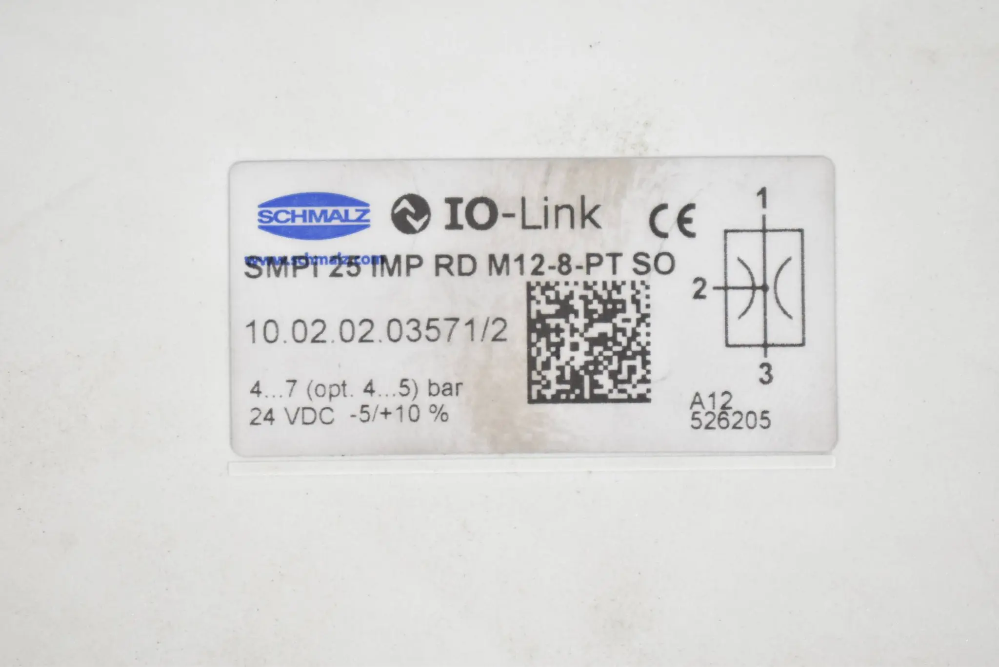 Produktfoto 1 von Schmalz IO-Link SMPi 25 IMP RD M12-8-PT SO