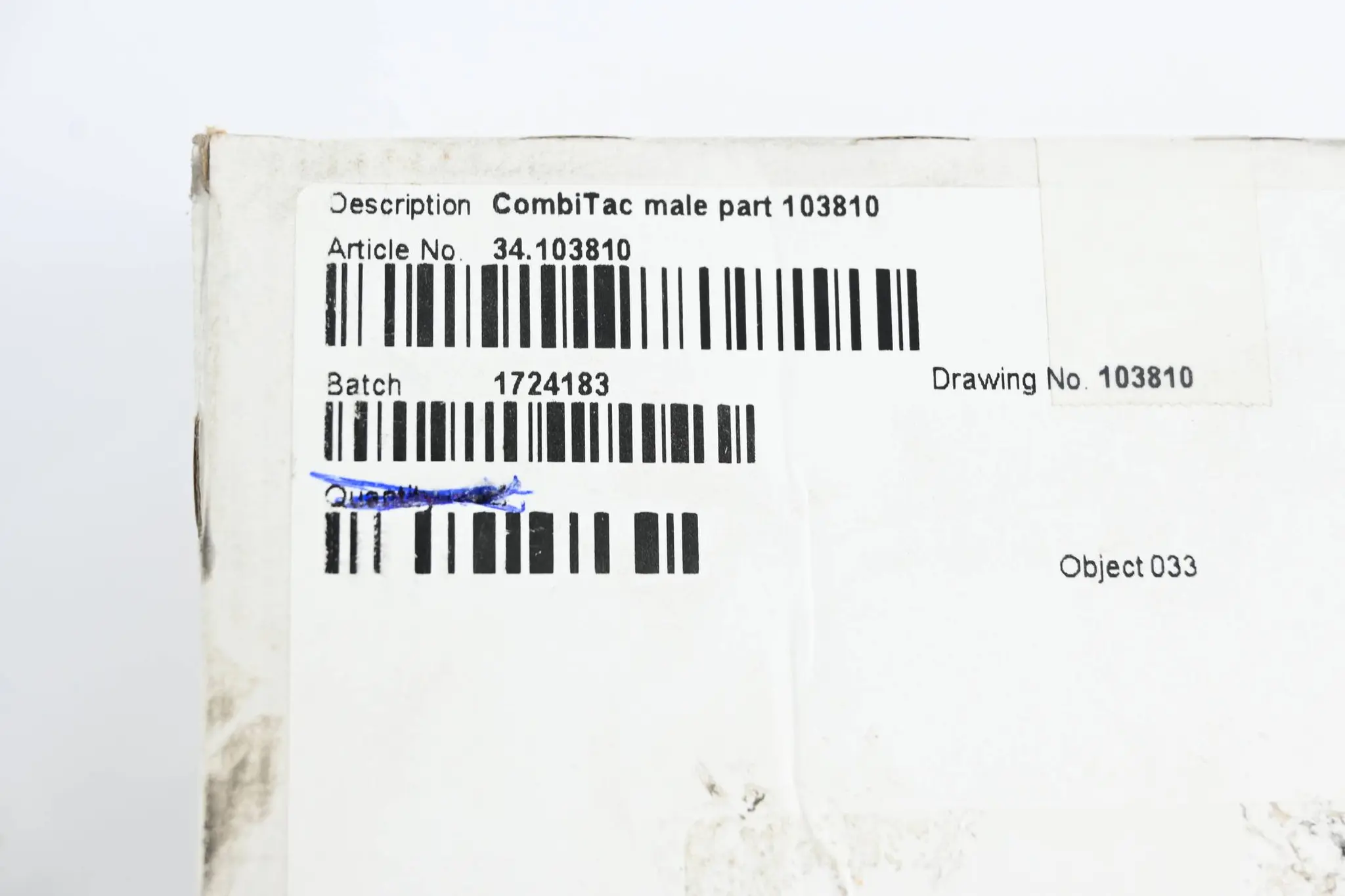 Produktfoto 1 von Stäubli CombiTac male part 103810 ( 34.103810 )