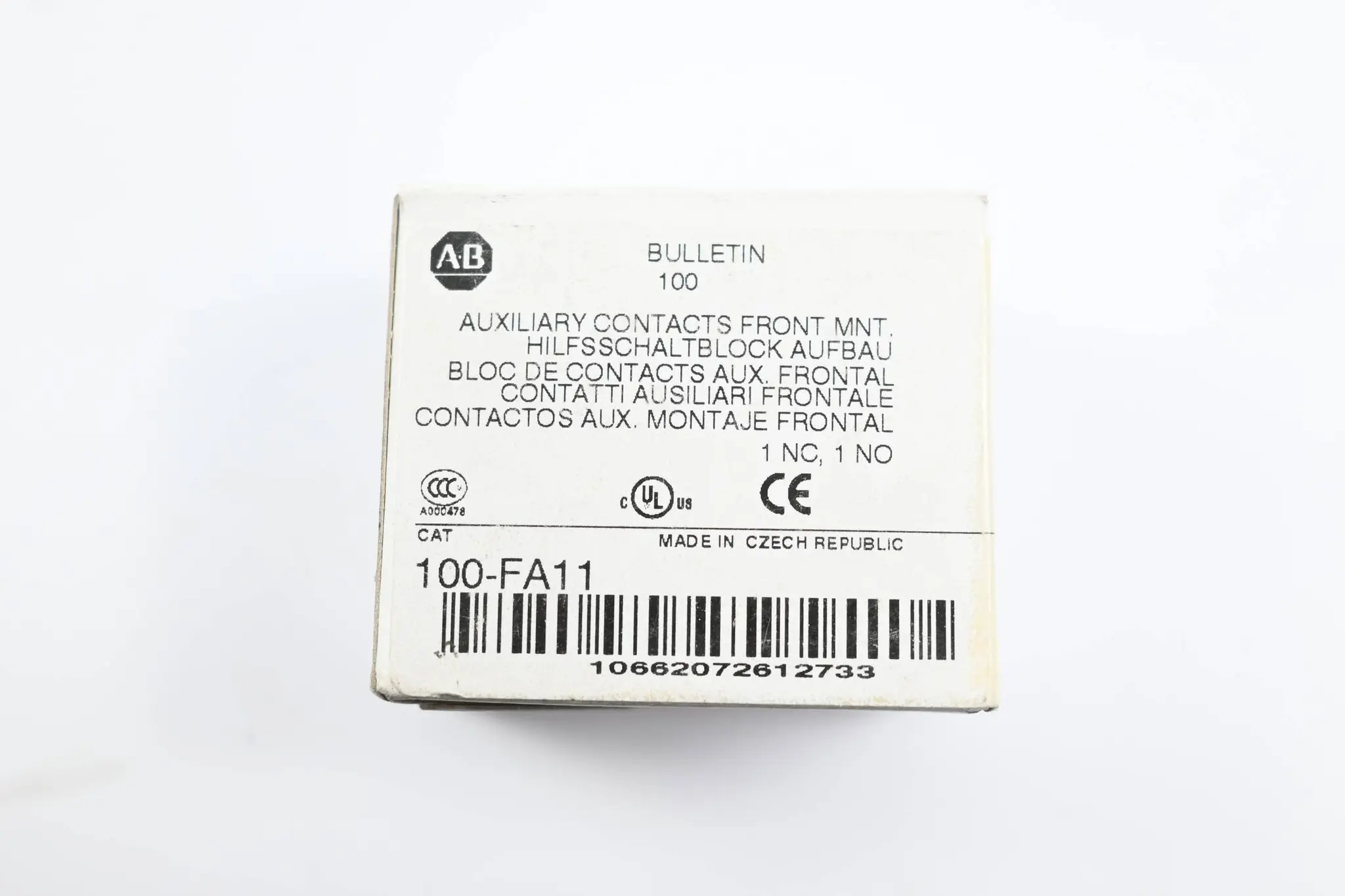 Produktfoto 1 von Allen-Bradley Hilfsschalterblock Aufbau 100-FA11