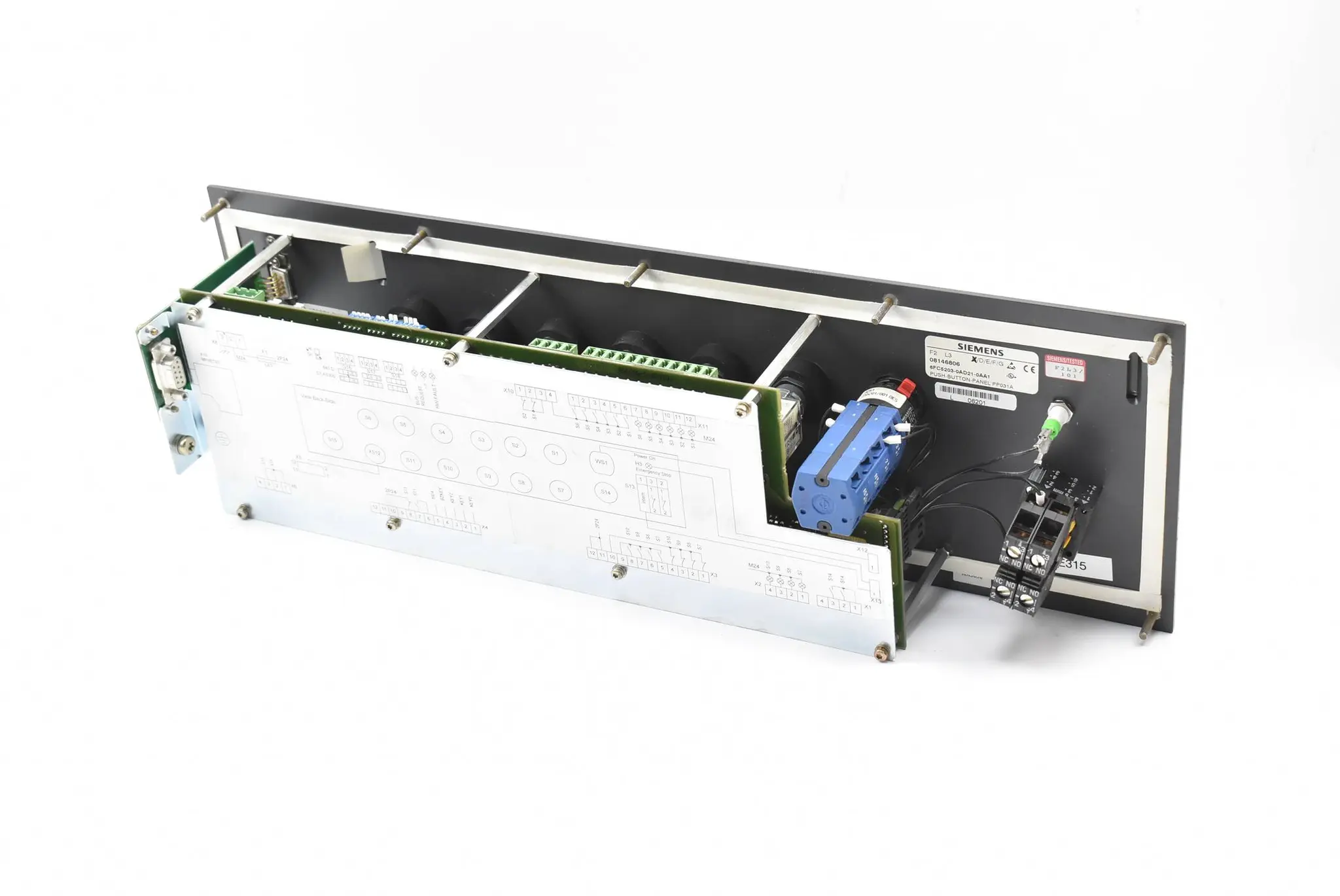 Produktfoto 1 von Siemens Druckknopfpanel 6FC5203-0AD21-0AA1 ( 6FC5 203-0AD21-0AA1 ) V:C
