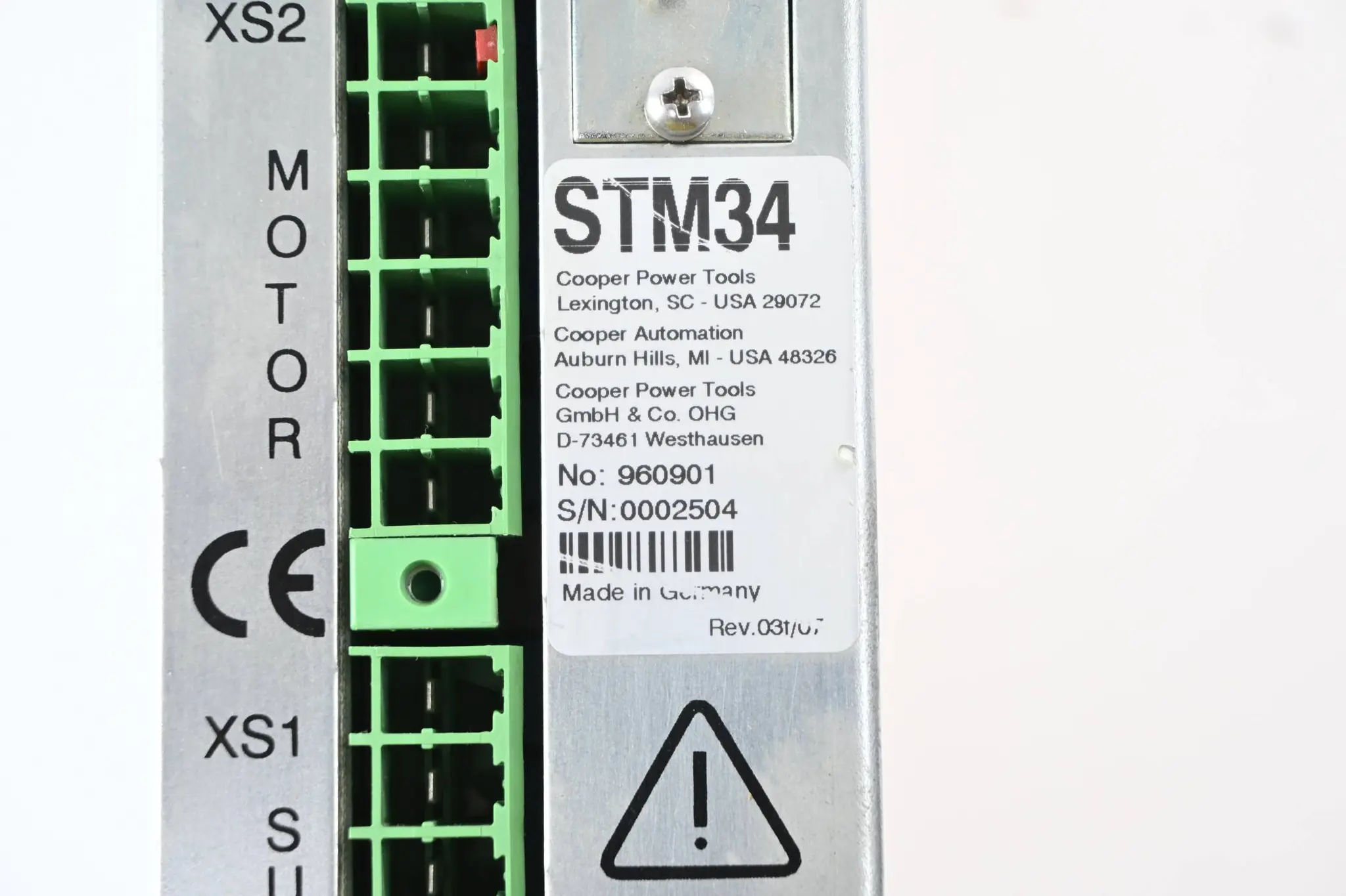 Produktfoto 1 von Cooper power tools STM34 ( 960901 )
