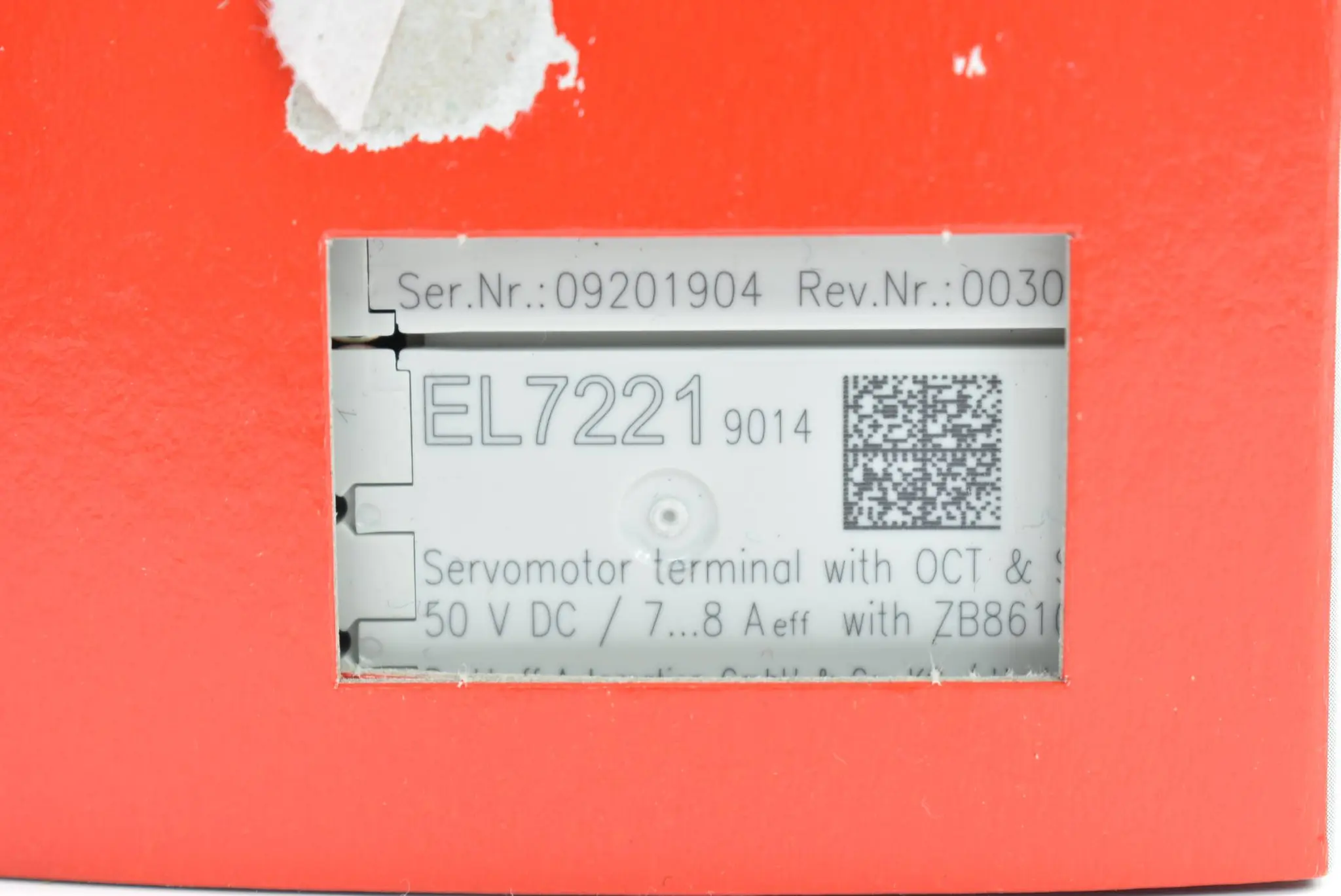 Produktfoto 1 von Beckhoff EtherCAT-Klemme 1-Kanal-Motion-Interface 48VDC 8A EL7221-9014