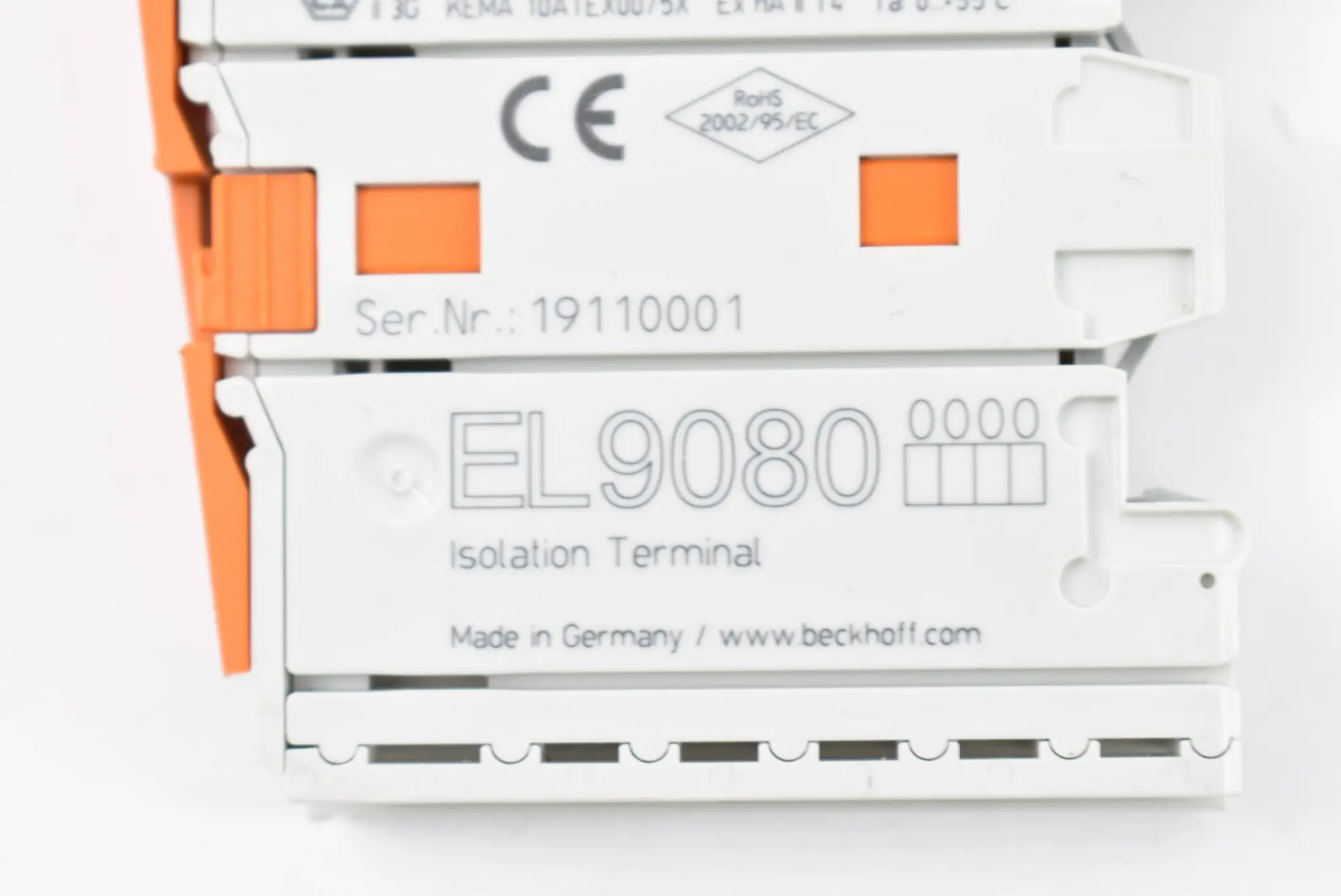 Produktfoto 1 von Beckhoff Trennklemme EL9080 ( EL 9080 )