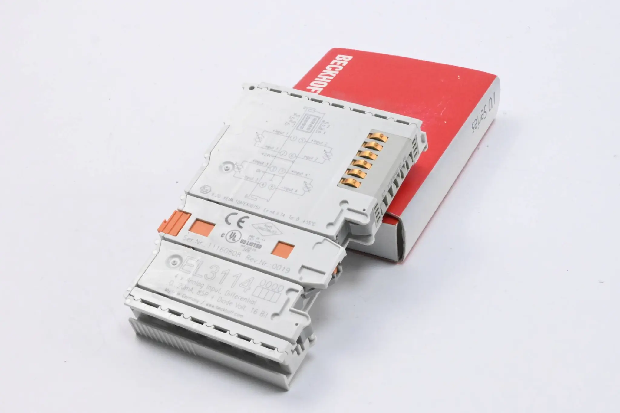 Produktfoto 1 von Beckhoff EtherCAT Klemme EL3114