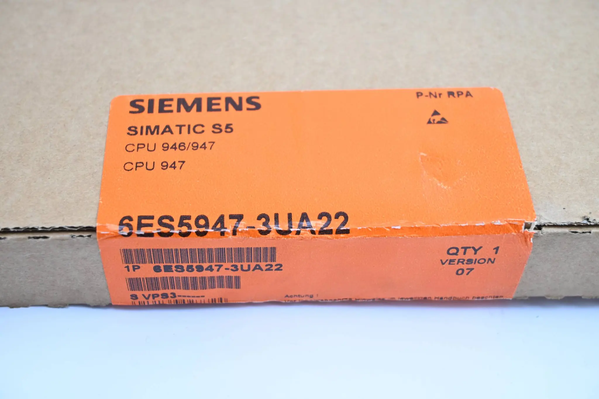 Produktfoto 1 von GENERALÜBERHOLT Siemens Simatic S5 CPU947 6ES5947-3UA22 ( 6ES5 947-3UA22 )