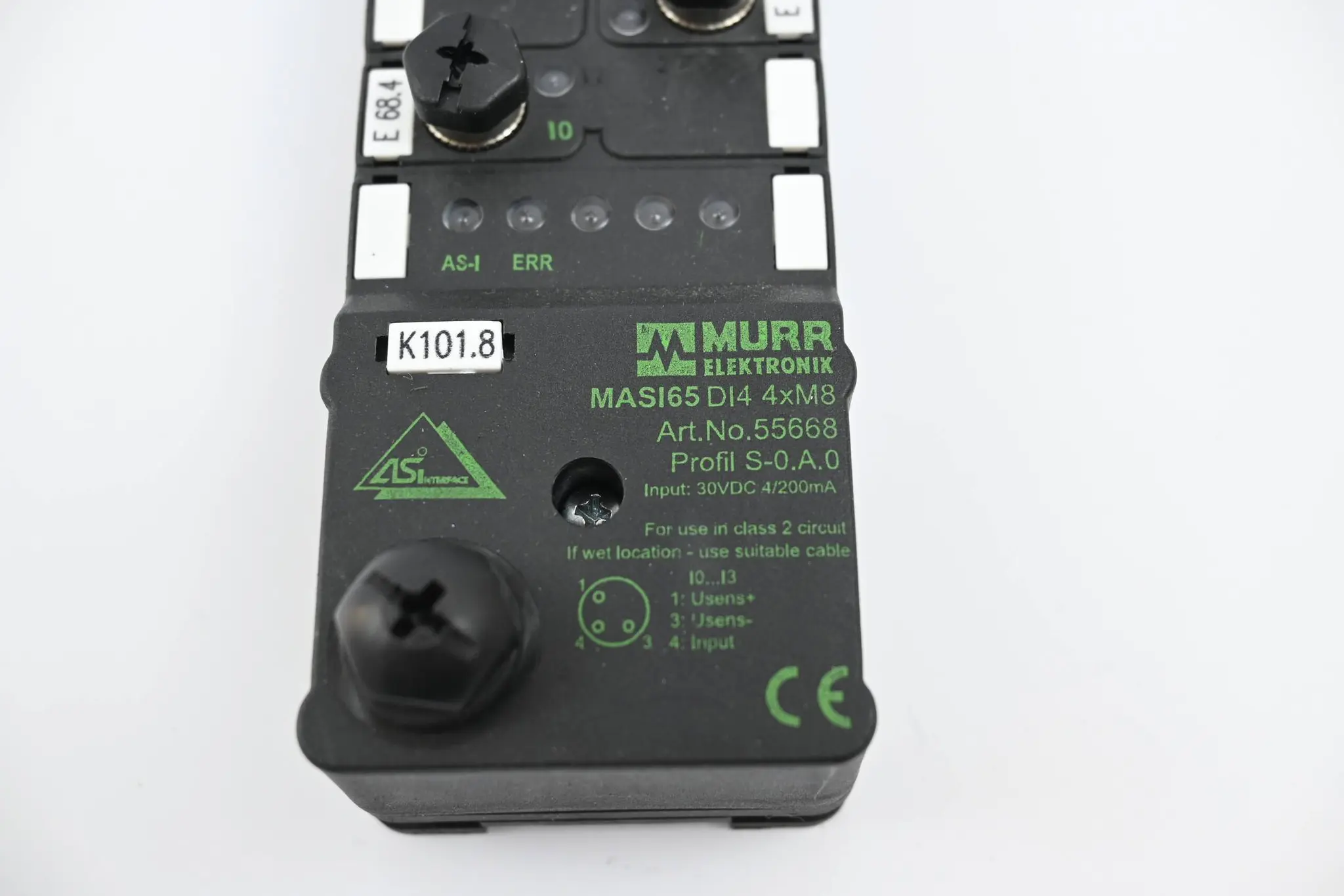 Produktfoto 1 von Murr Elektronik MASI65 DI4 4xM8 ( 55668 )